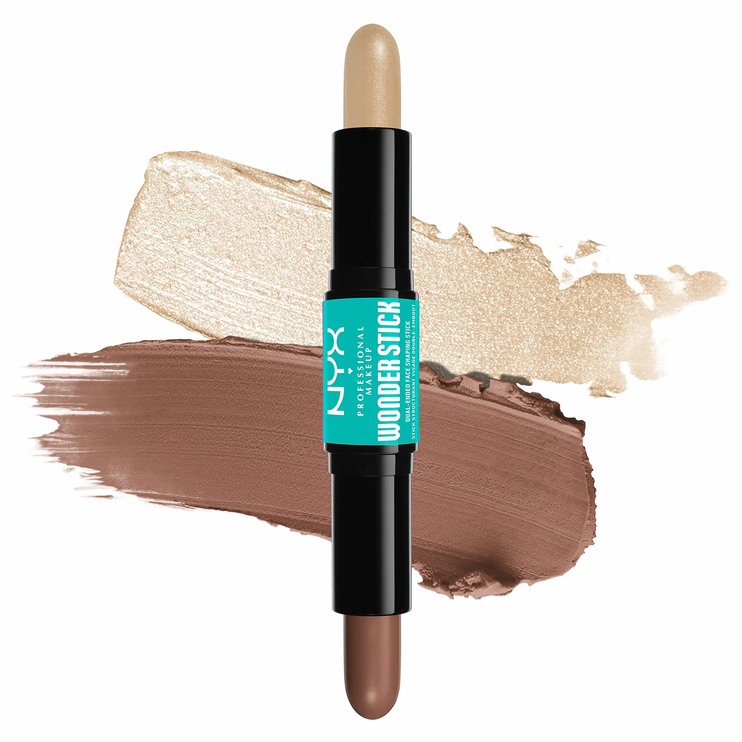 Nyx Professional Makeup Wonder Stick Rozświetlacz do Twarzy, 02 Universal Light, 20 x 20 x 50 mm