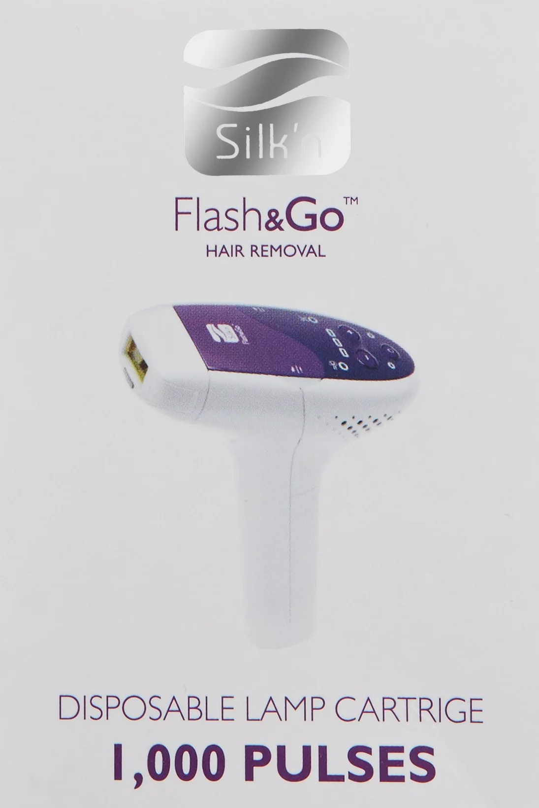 Silk'n Flash&Go wkład uzupełniający, zastosowanie światła, 1000 impulsów świetlnych