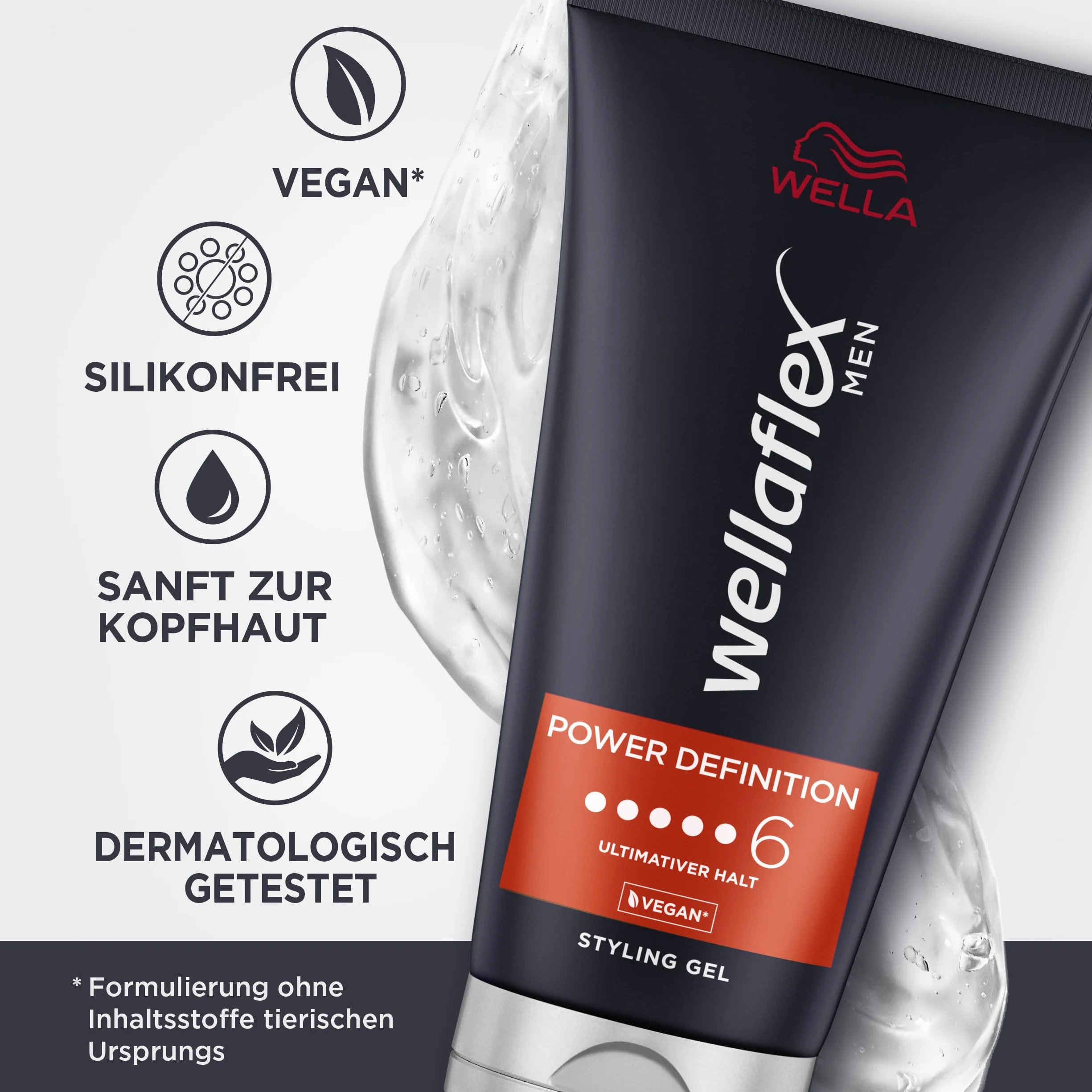 Wellaflex Men Power Definition Żel do Włosów, 150 ml