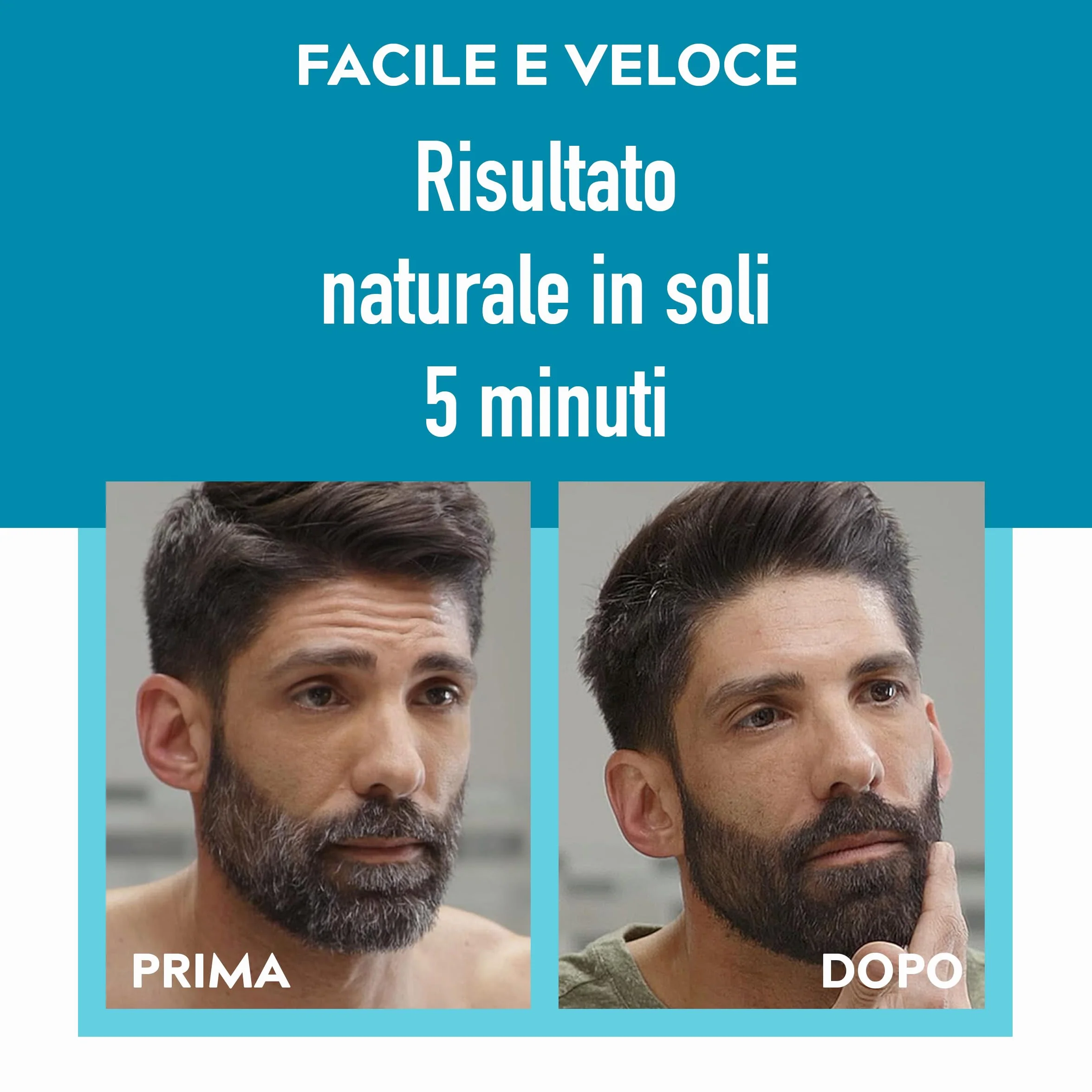Just for Men Broda i wąsy, średni brązowy kolor, farbowanie, usuwanie szarych włosów, grzebień aplikatora, M35 (3 szt.)
