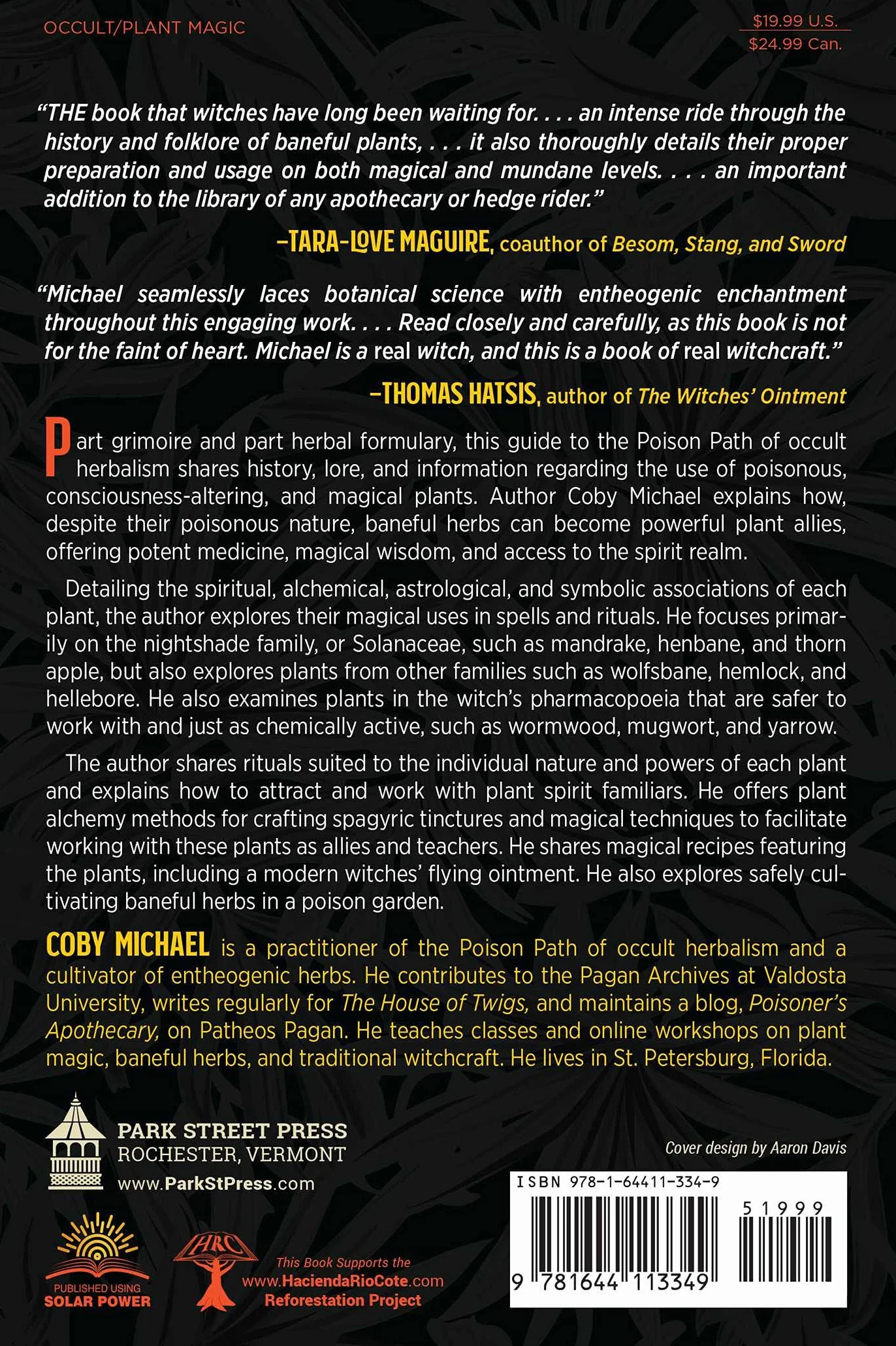 The Poison Path Herbal: Baneful Herbs, Medicinal Nightshades, and Ritual Entheogens