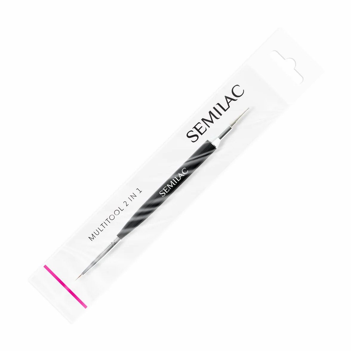 Semilac Multitool Narzędzie Do Zdobienia Paznokci 2w1 Pędzel Sonda