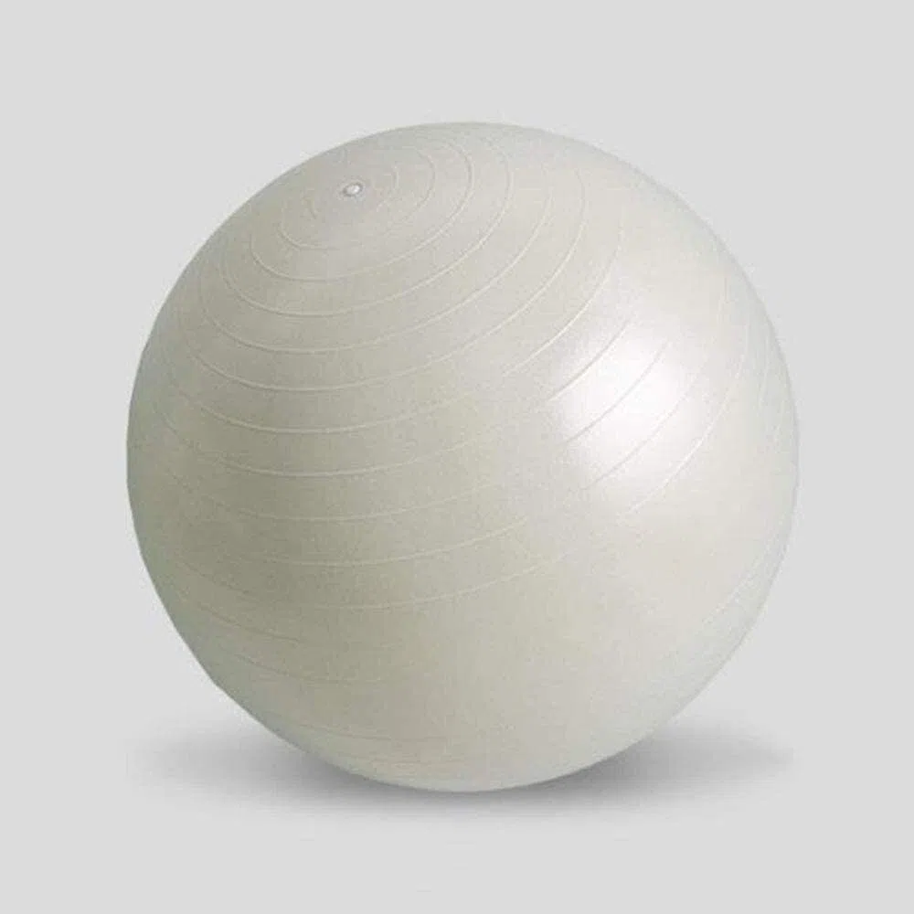 Piłka fitness Piłka do pilatesu Siłownia Joga z pompą powietrza, do treningu równowagi w biurze domowym Piłka wspomagająca poród (Colo)(Grigio,55cm)