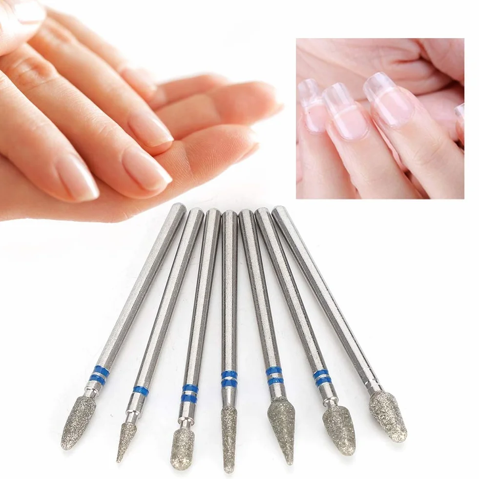 Głowica szlifierska Nail Art Manicure Akcesoria do wierteł, Końcówki wygładzające do Manicure Szlifowanie i przycinanie paznokci Pilnik Narzędzia arty