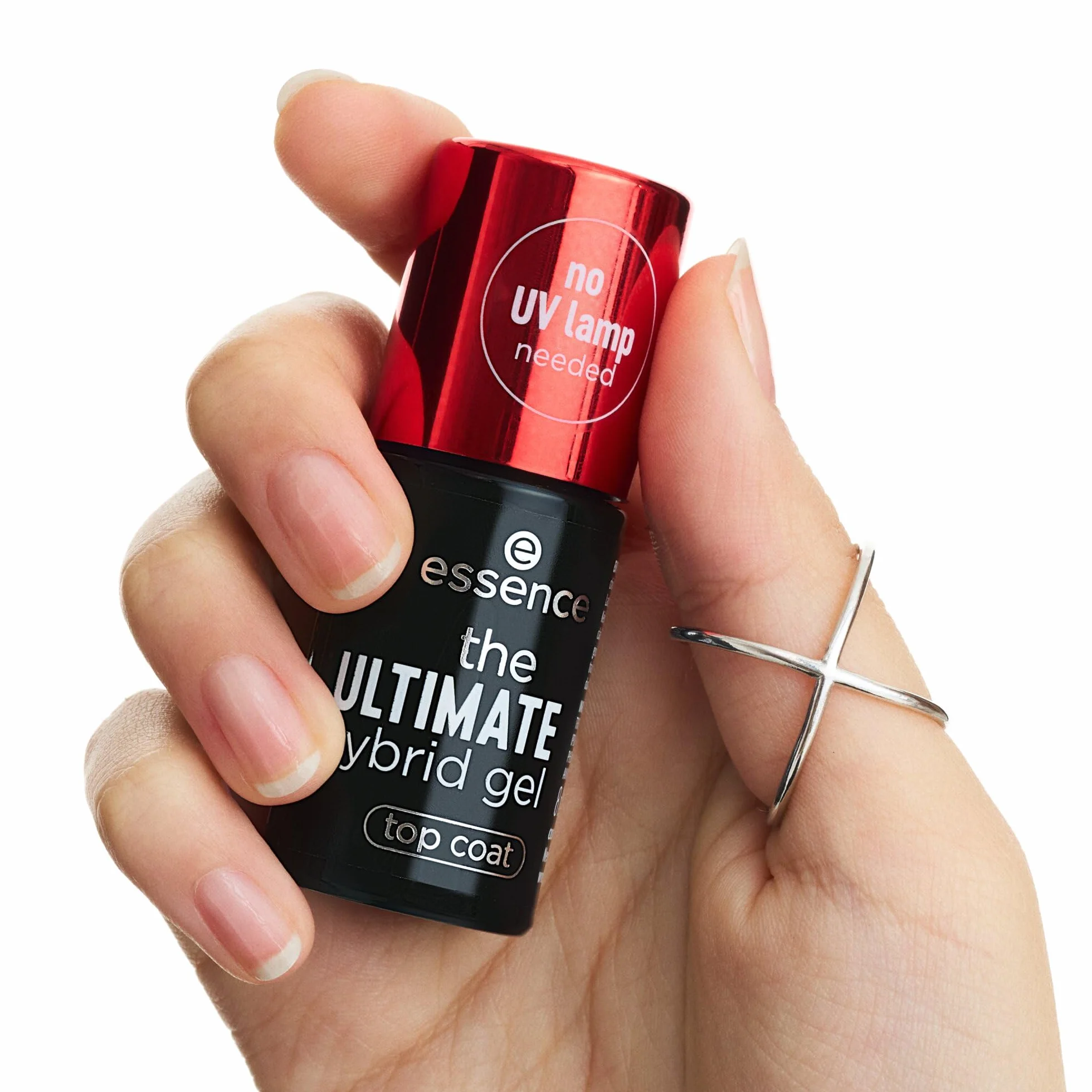 Essence top do paznokci hybrid gel długotrwały wygładzający błyszczący 8ml