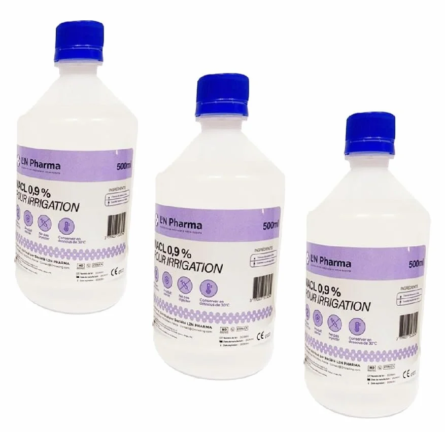 Serum fizjologiczne - L2N NACL 0,9% 500ML - Zestaw 3 szt