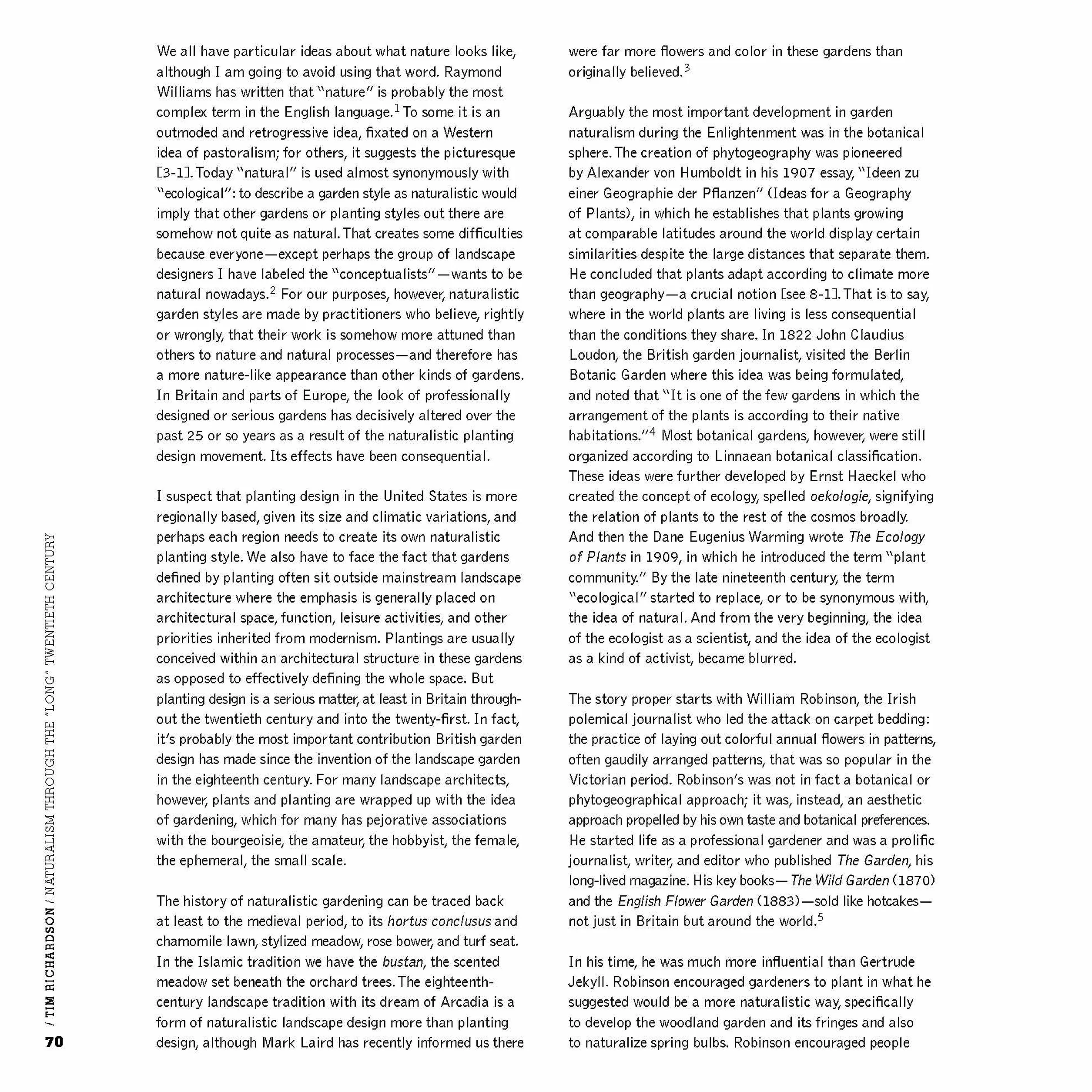 Aesthetics Of Contemporary Planting Design /anglais