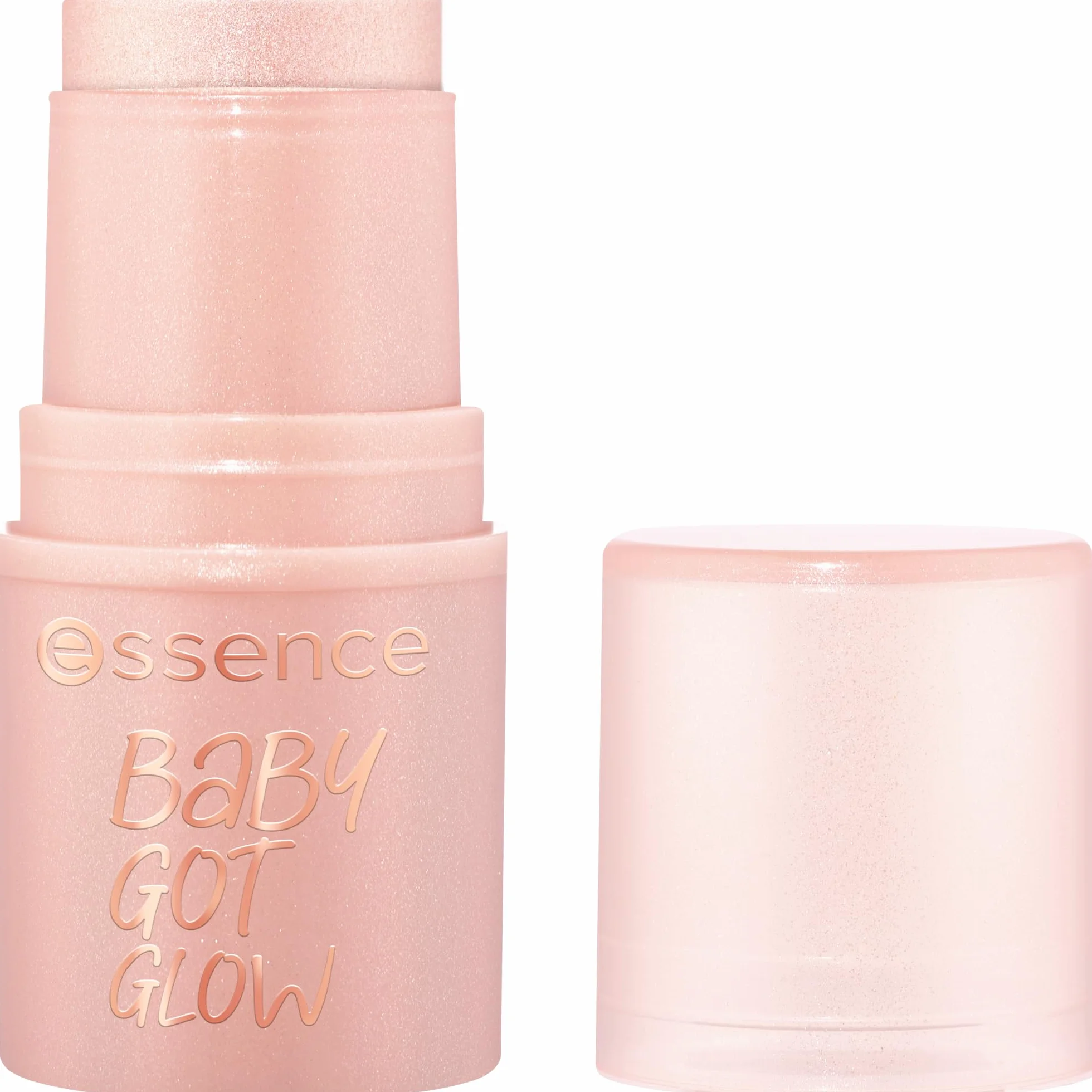 essence Rozświetlacz w sztyfcie BABY GOT GLOW, natychmiastowy wynik, błyszczący, świetlisty, mieniący się (5.5g)