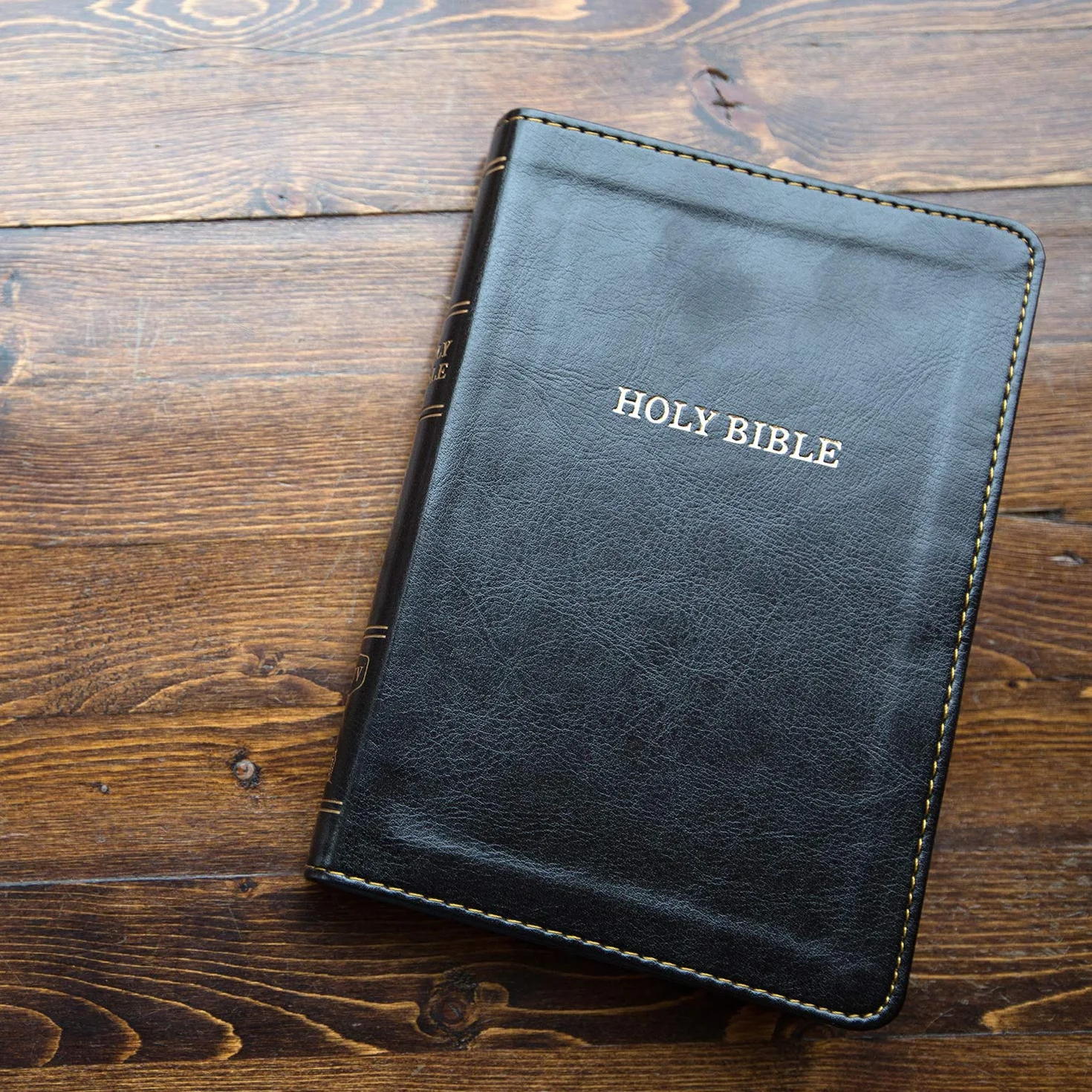 KJV, Thinline Bible, Large Print, Imitation Leather, Black, Red Letter Edition: King James Version