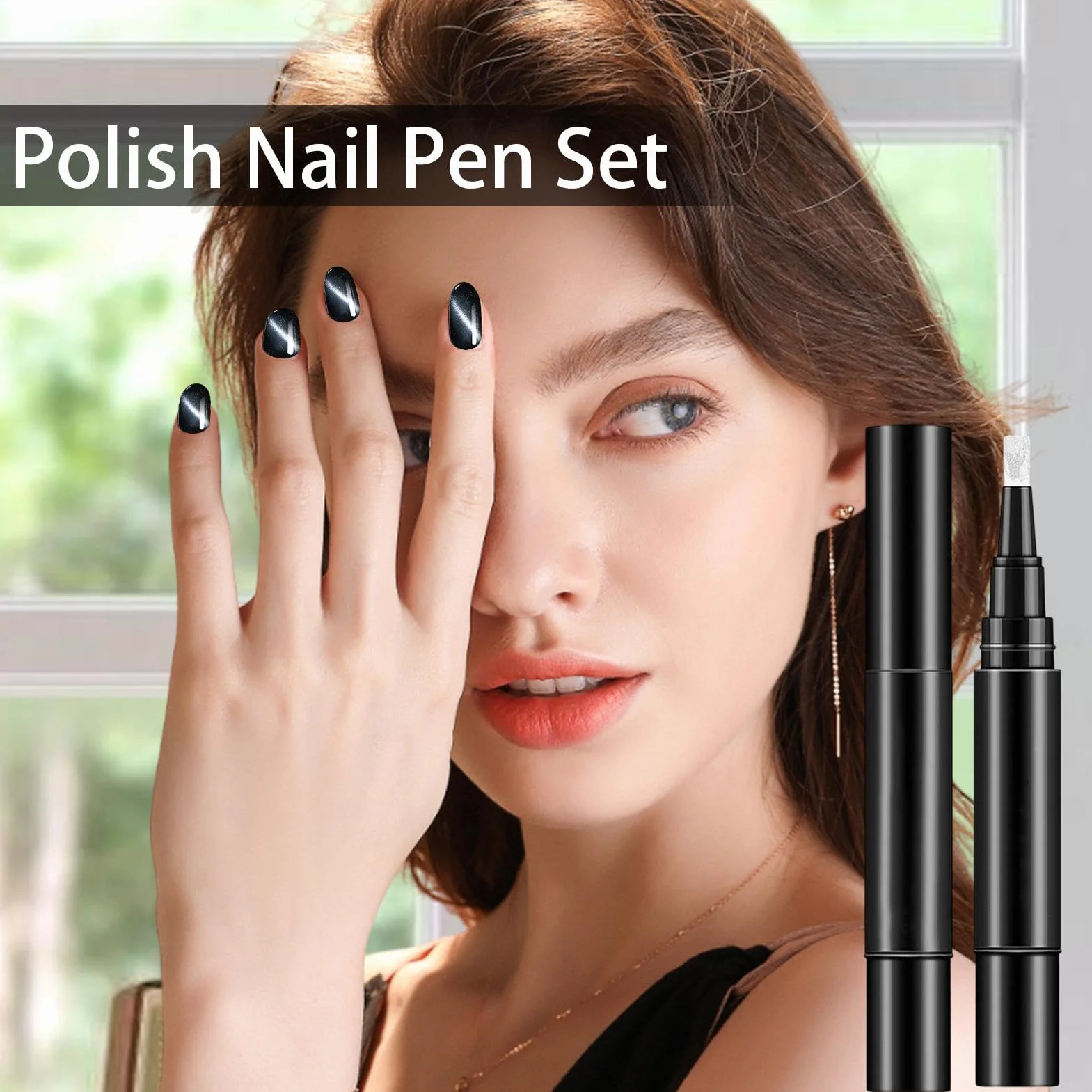 Polishey zestaw pisaków do paznokci, Soak Off UV LED, zestaw 3 w 1, lakier żelowy, 1 poziom, żelowy lakier do paznokci w sztyfcie do salonu domowego