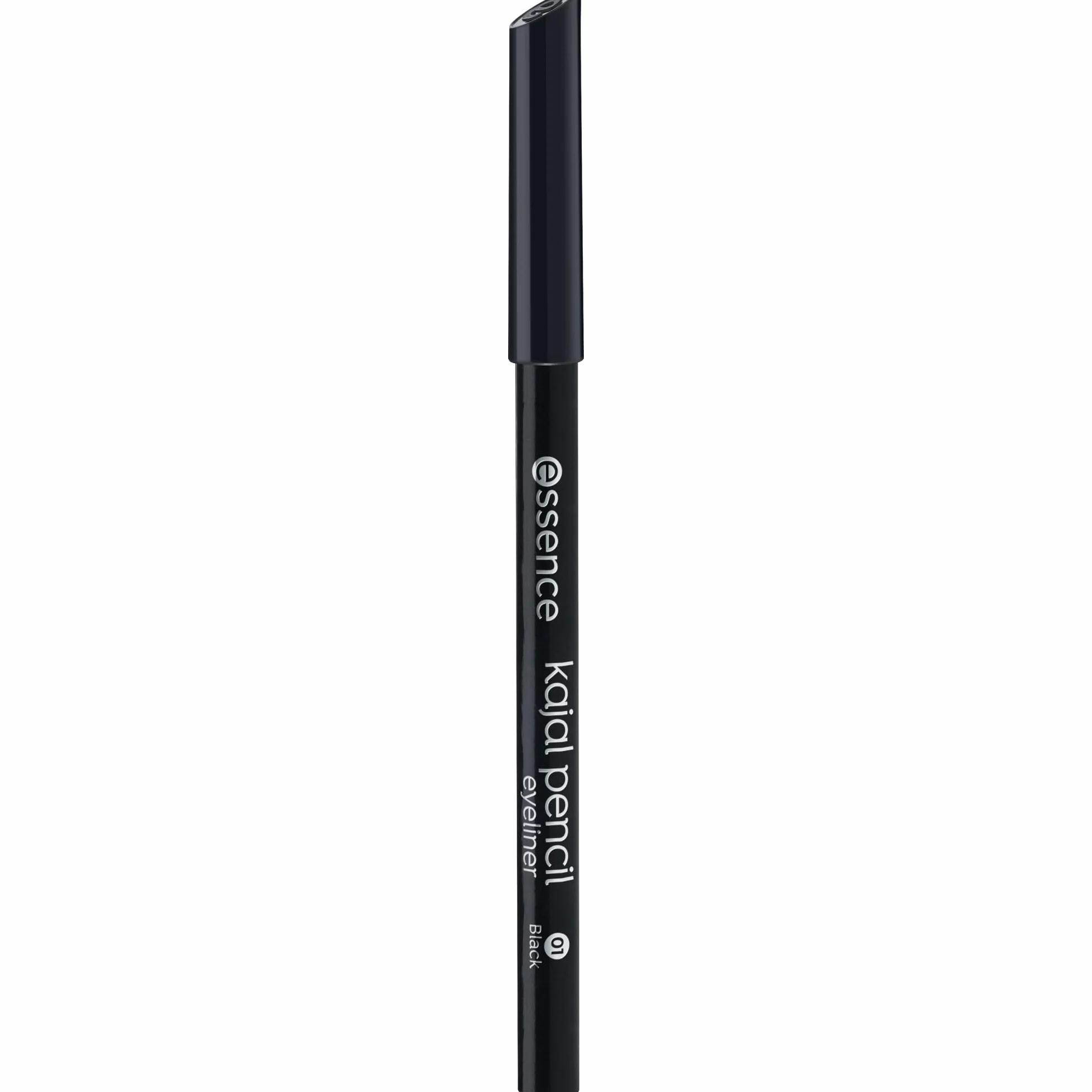 Kajal Essence Kredka, nr 01 czarna, czarna, definiująca, długotrwała, wegańska, bez cząsteczek mikroplastiku, bez nanocząsteczek (1 g)