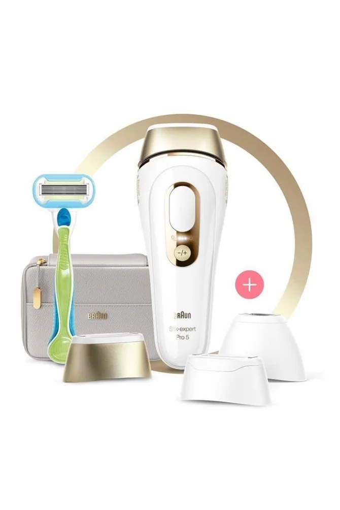 Braun Silk·expert Pro 5 PL5257 IPL do usuwania włosów z głowicą szeroką i precyzyjną