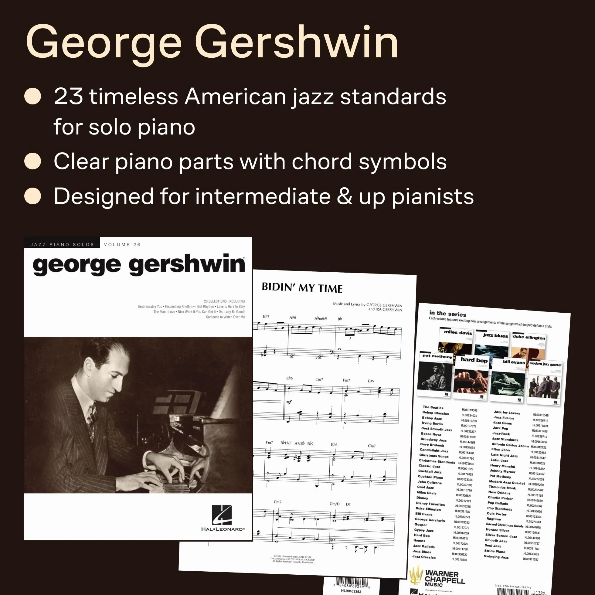 George Gershwin Jazz Piano Solos Volume 26