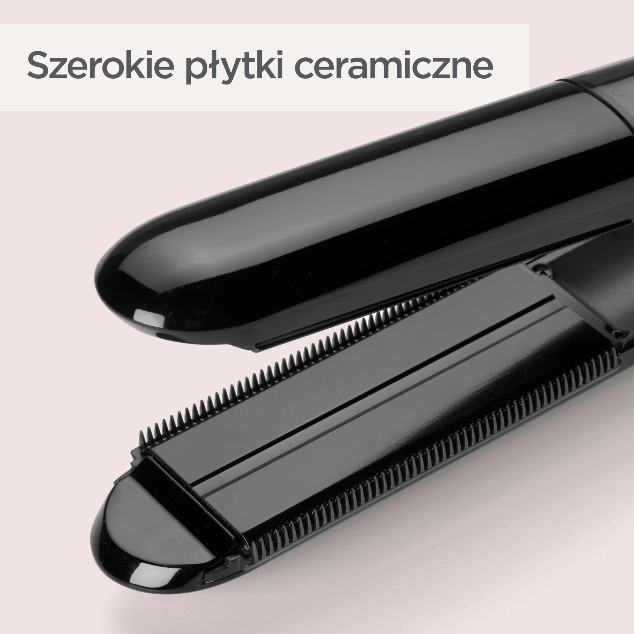 BaByliss Steam Straight Prostownica Parowa ST492E, Płytki Tytanowo-Ceramiczne, 5 Ustawień Temperatury 150-230°C