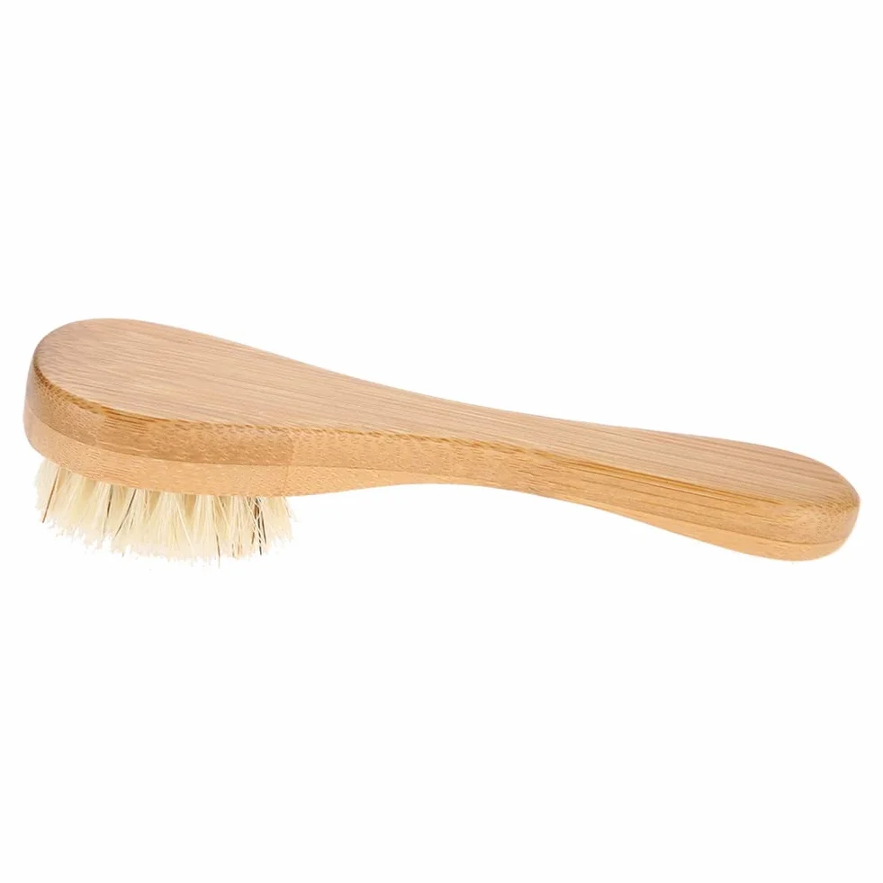Lipcowe letnie prezenty Szczotka do oczyszczania twarzy do peelingu twarzy, drewniana rączka szczotka do twarzy peeling czyszczenie skóry narzędzie