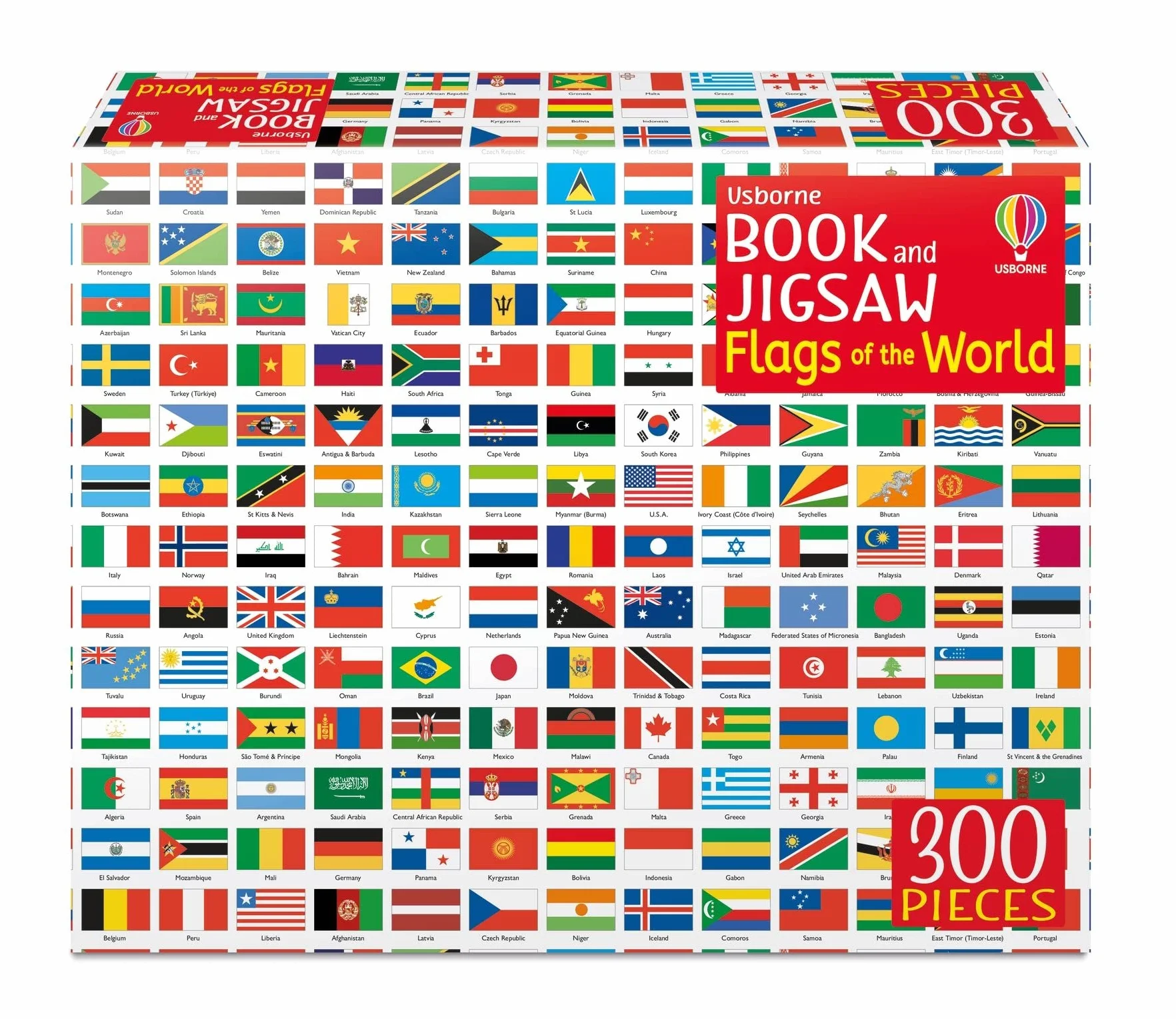 Usborne Book and Jigsaw Flags of the World