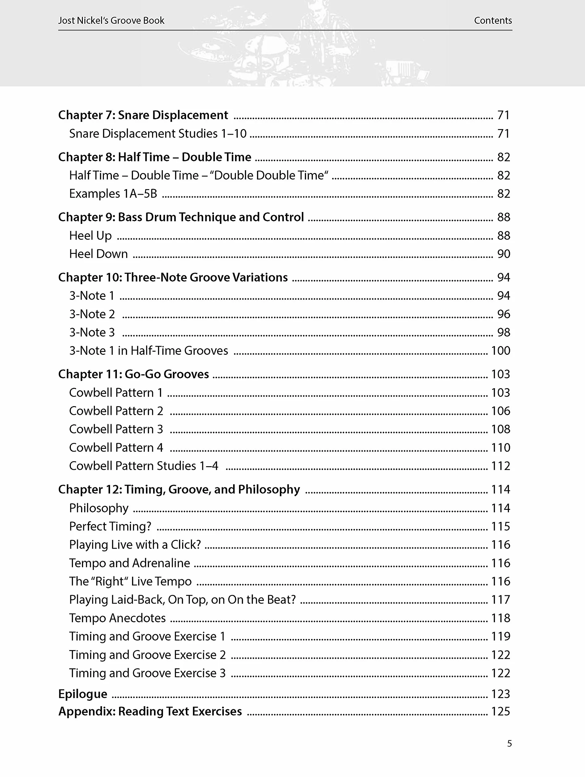 Jost Nickel's Groove Book: Groove Design, Orchestration, Split & Switch Grooves, Linear Grooves, Ghost Notes, Displacements, Bass Drum: Technics & ... ... Timing and much more (English Edition)
