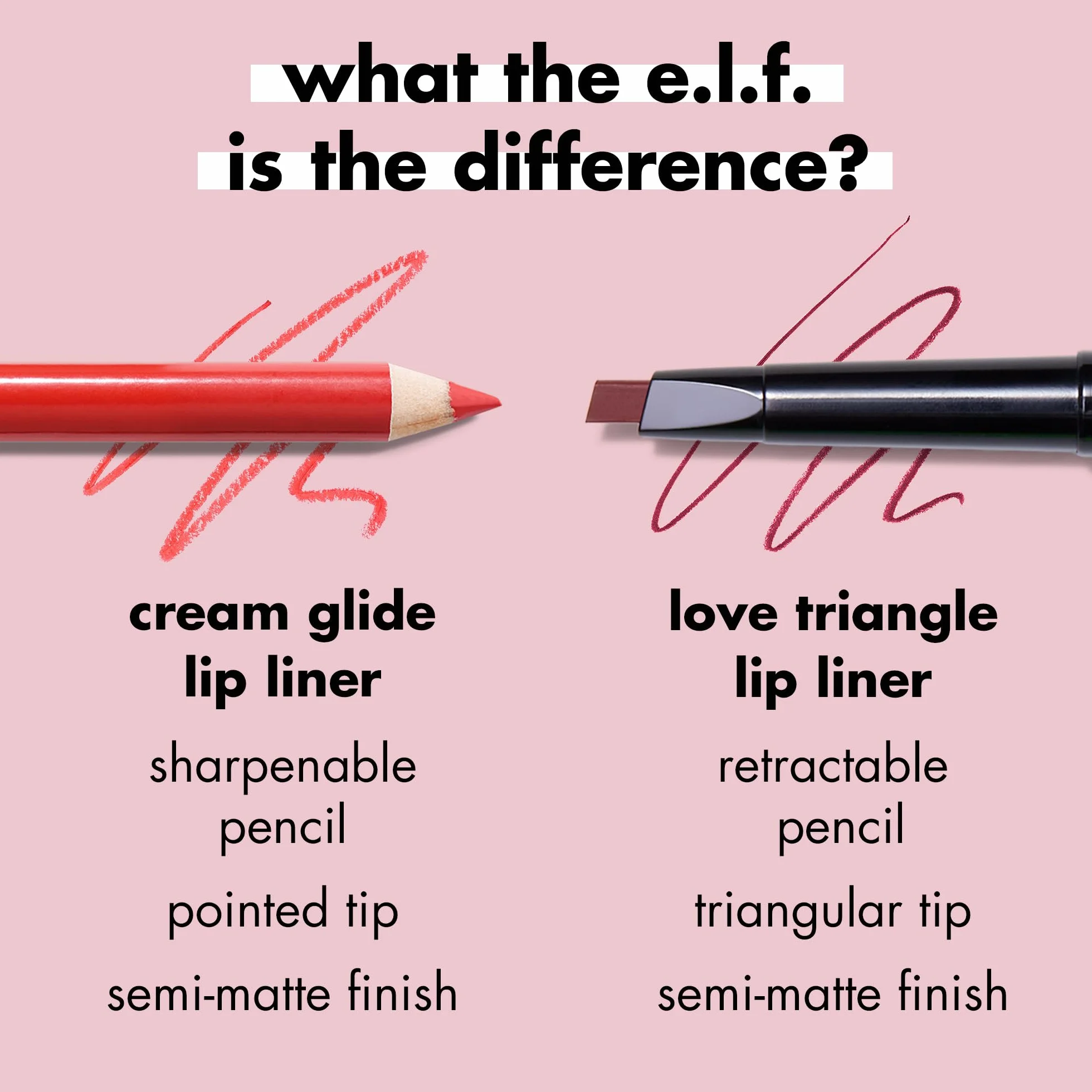 e.l.f. Cream Glide Lip Liner, konturowanie i modelowanie ust, kredka o wysokiej pigmentacji, półmatowe wykończenie, wegańska i nietestowana na zwierzętach, Mauve Aside