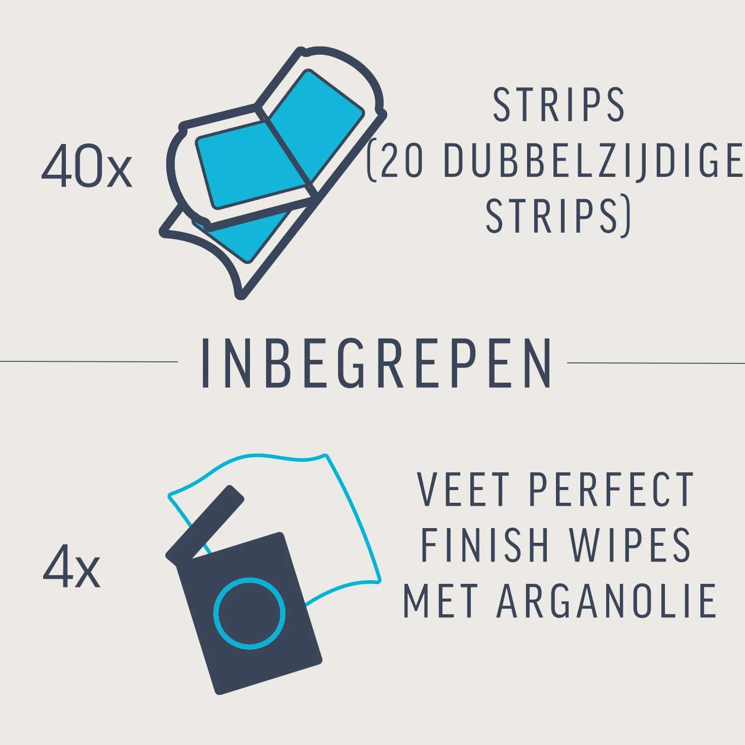 Veet EXPERT 40 pasków z zimnego wosku do depilacji ciała i nóg skóra wrażliwa