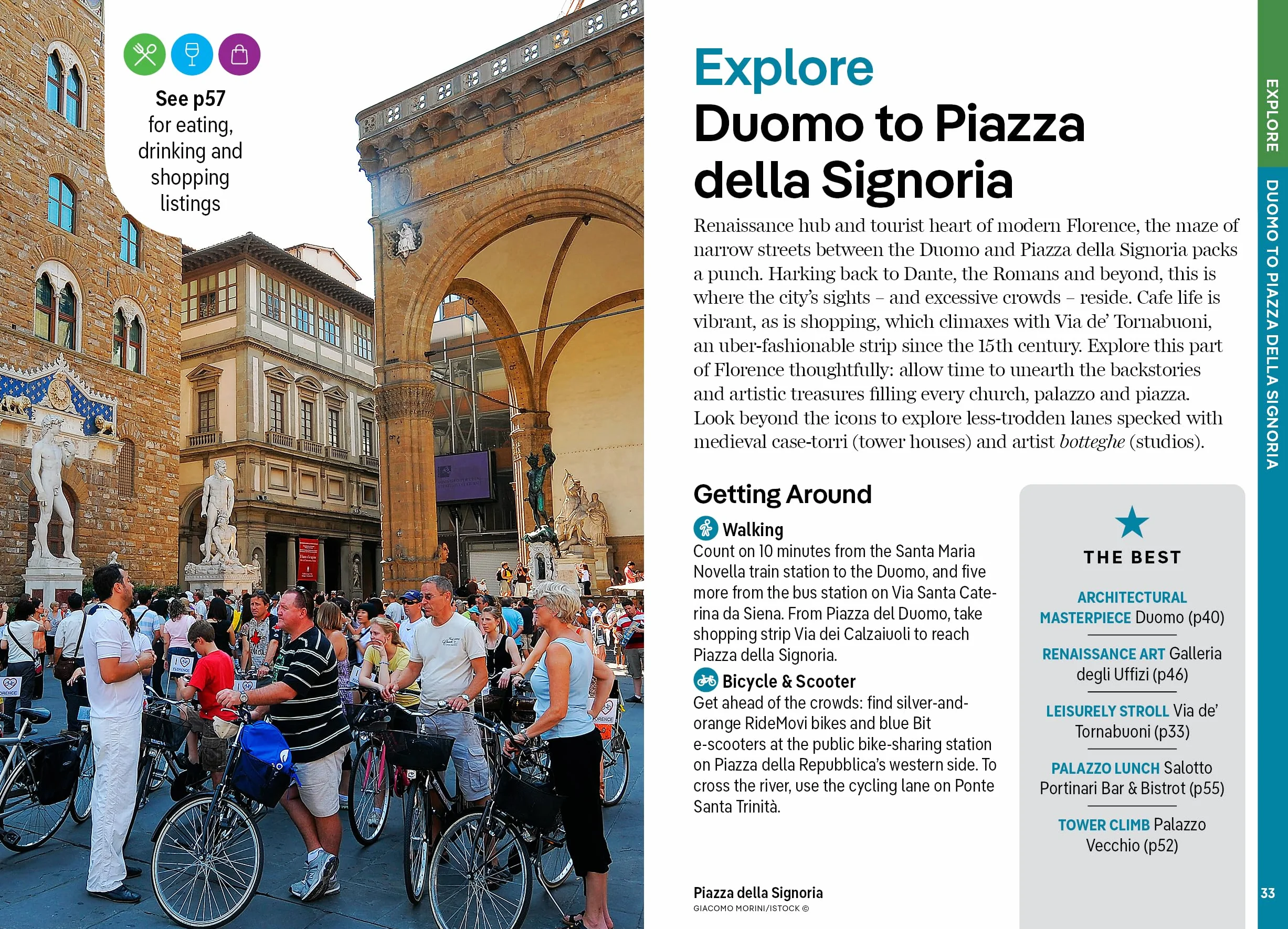 Pocket Florence & Tuscany 7ed -anglais-: Discover Twice the Region in Half the Time | Top Sights | Maps & Walking Tours | Covers Duomo, Tower of Pisa, Florence and more