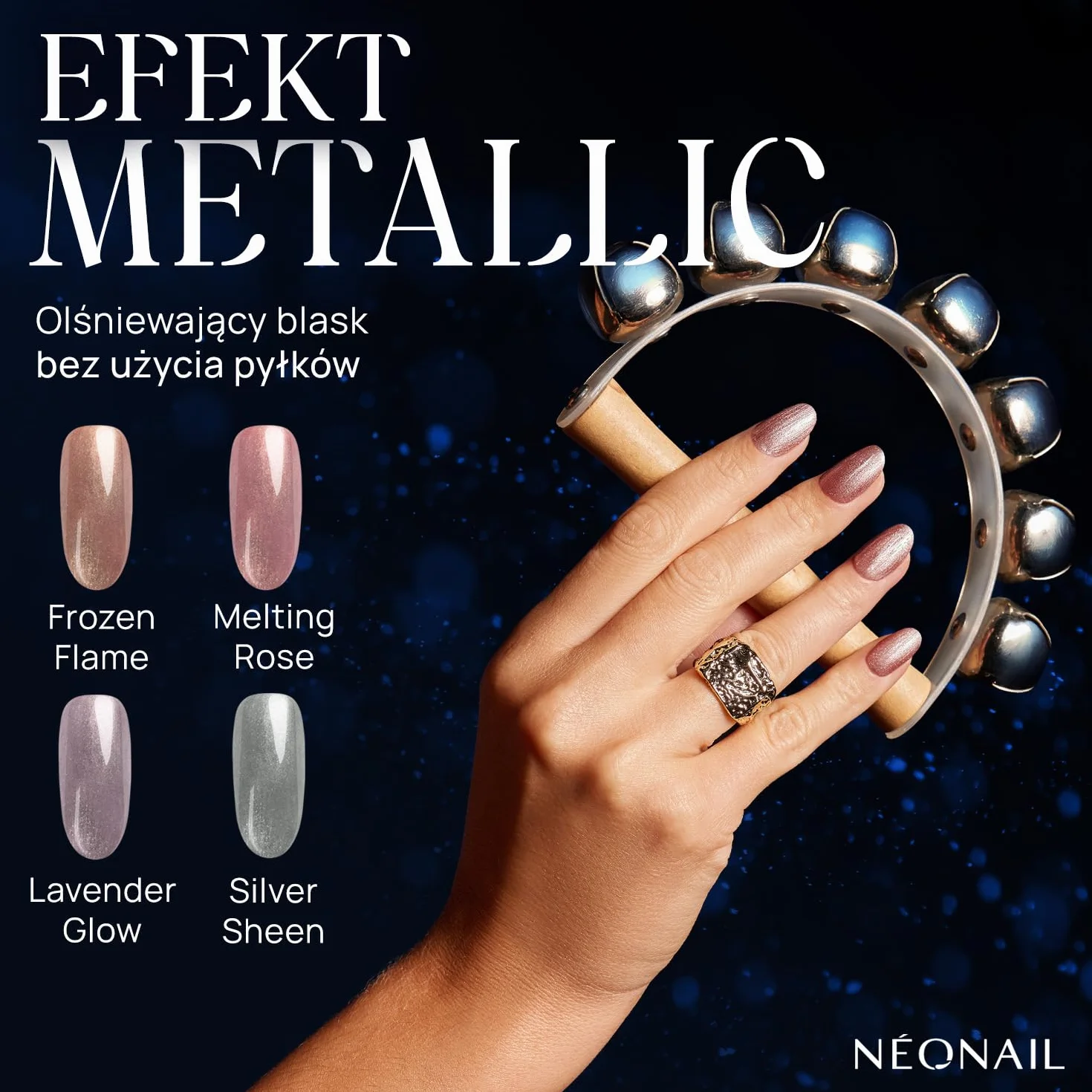 NÉONAIL Lakier hybrydowy do paznokci Fioletowy Lavender Glow 7,2 ml UV LED