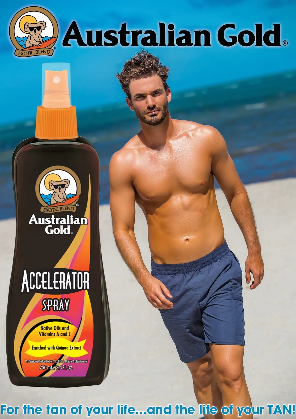 Australian Gold Dark Tanning Accelerator Spray 250ml