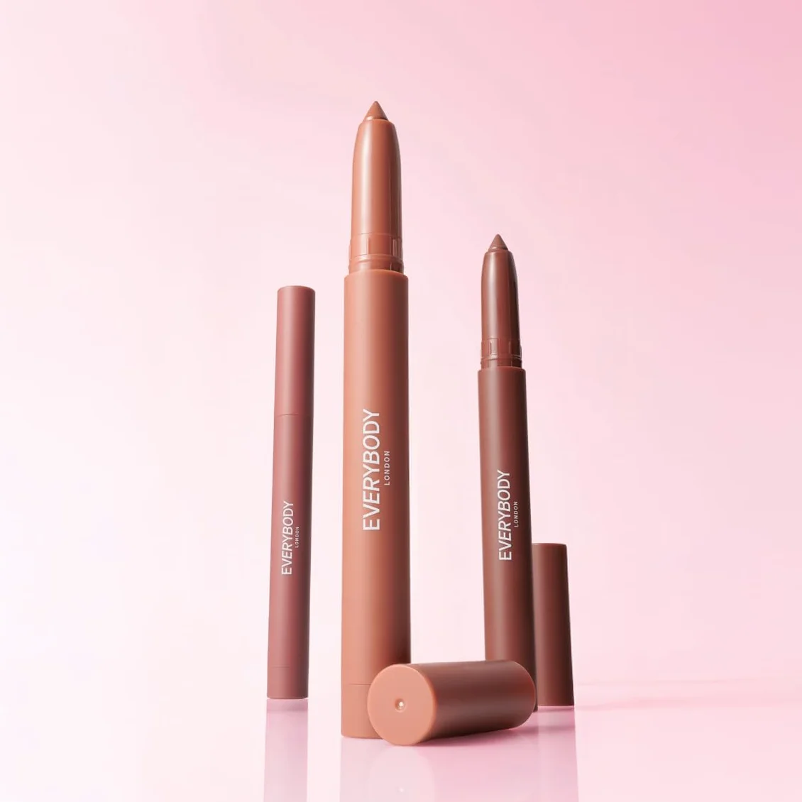 EVERYBODY LONDON x FLUFF 2w1 Wykręcana Konturówka i Pomadka do ust Blending Lip Crayon Toffee Nude