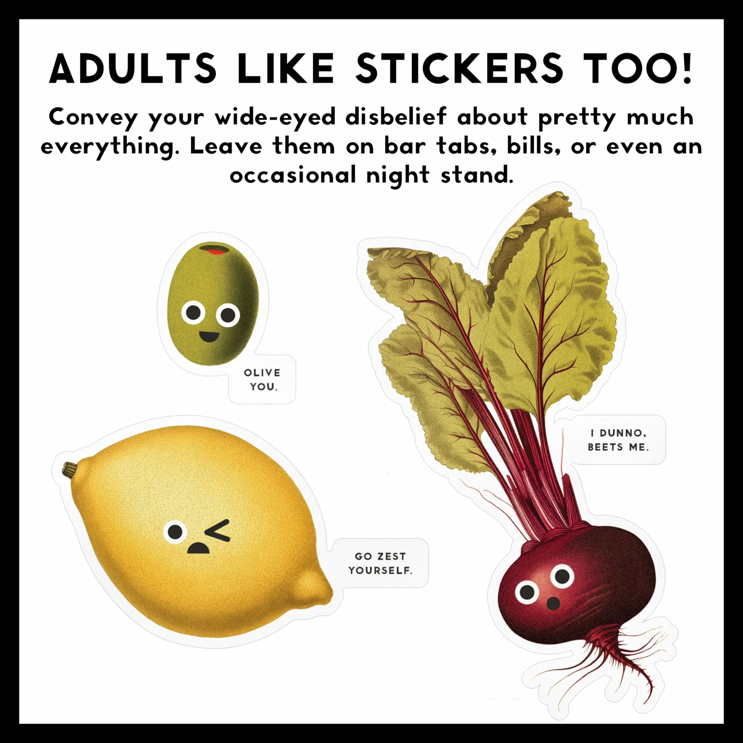Googly Food Sticker Book