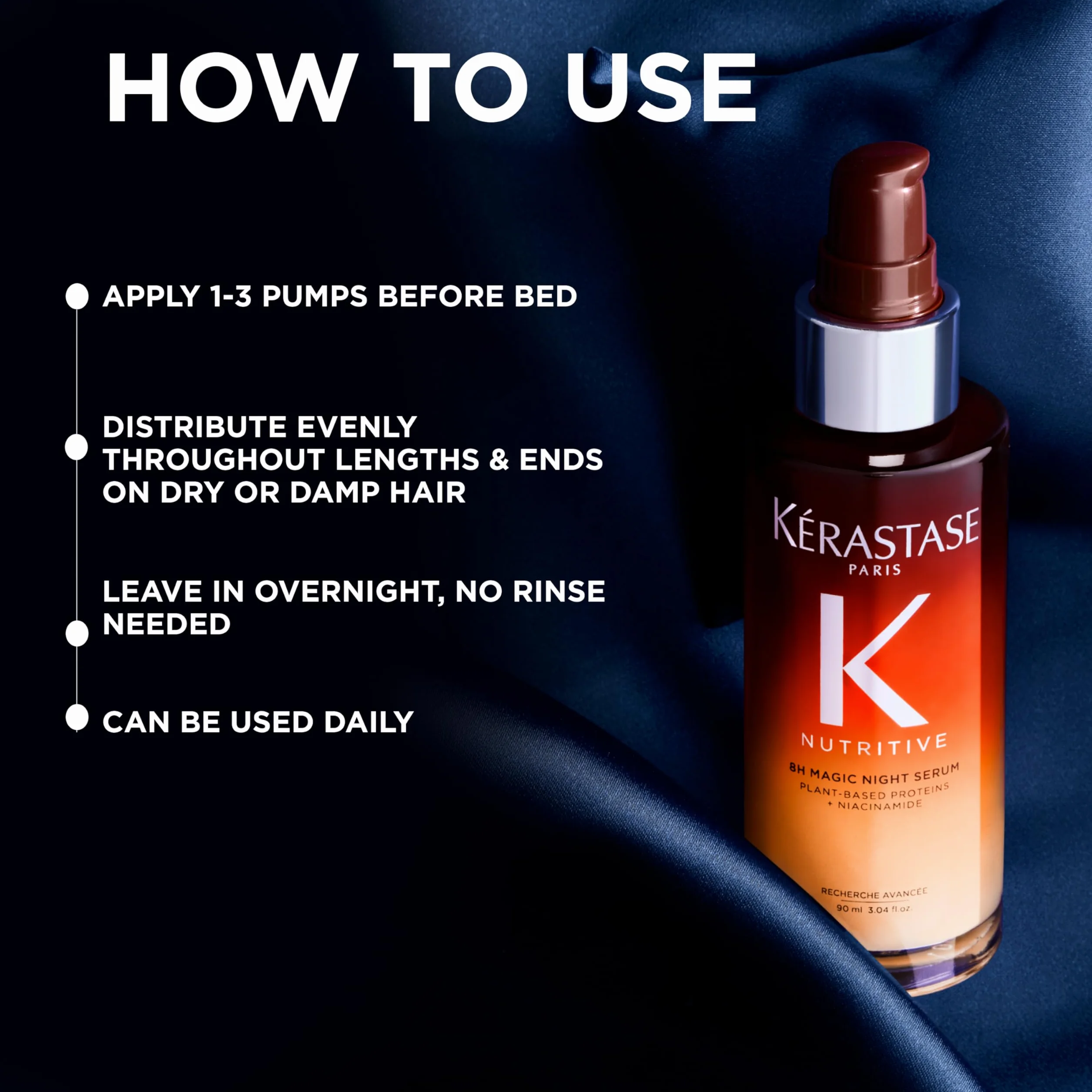 Kérastase Nutritive 8H Magic Night Serum do włosów normalnych i lekko suchych