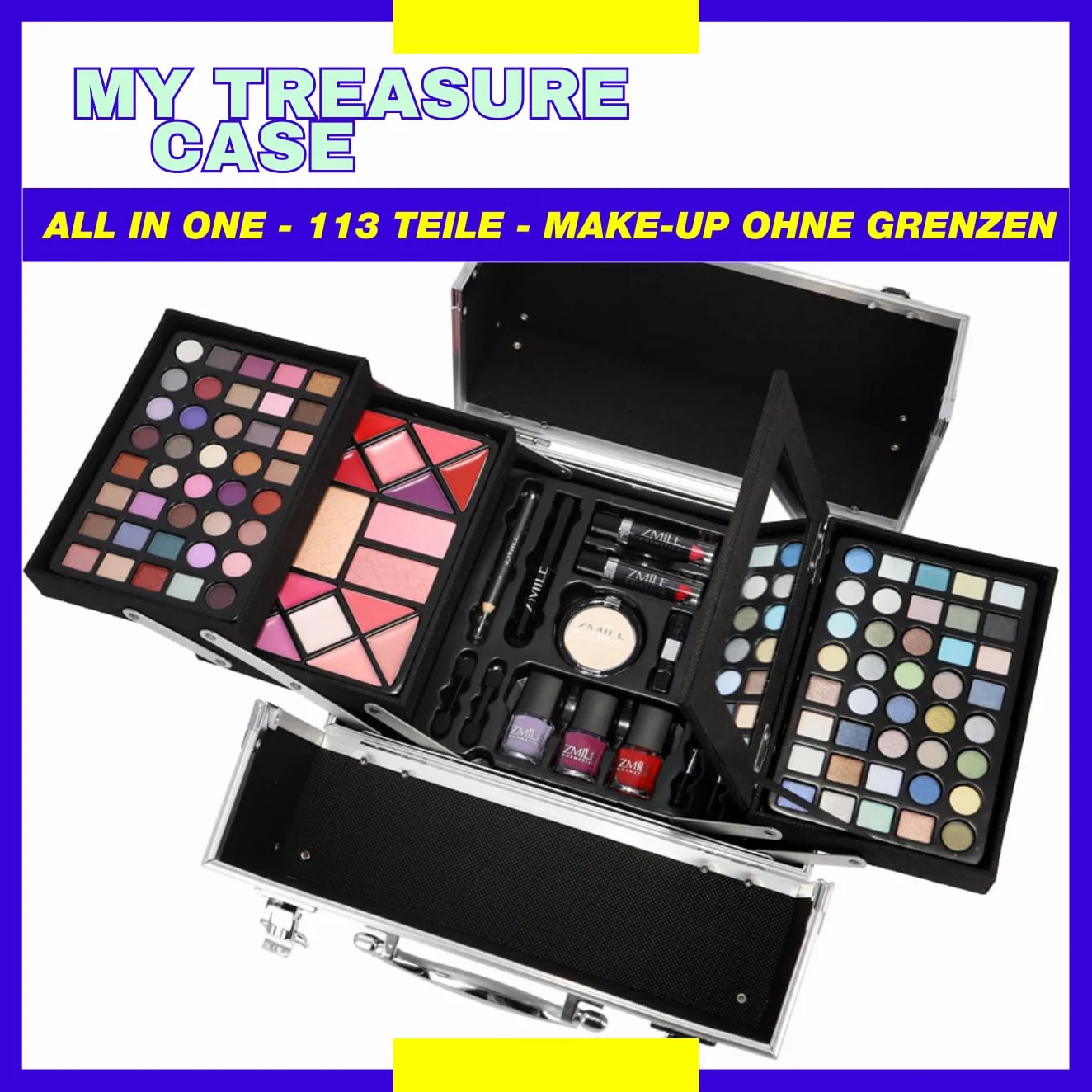 ZMILE Cosmetics My Treasure Case Wegański Zestaw do Makijażu