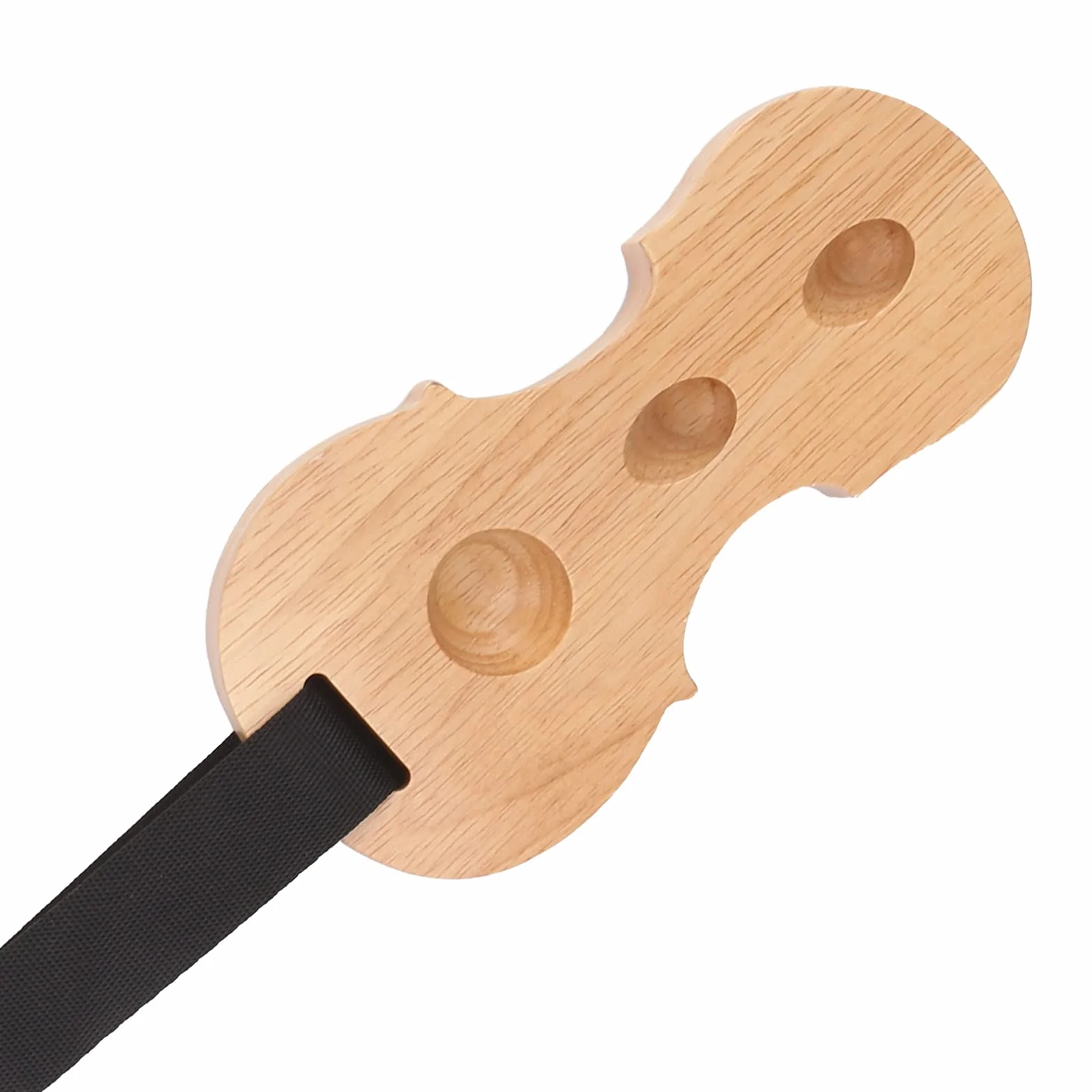 Wiolonczela Endpins Antypoślizgowy pasek, opływowy design Akcesoria do instrumentów muzycznych Wiolonczela Antypoślizgowy pasek dla dorosłego gracza na nogi krzesła(Kolor drewna)