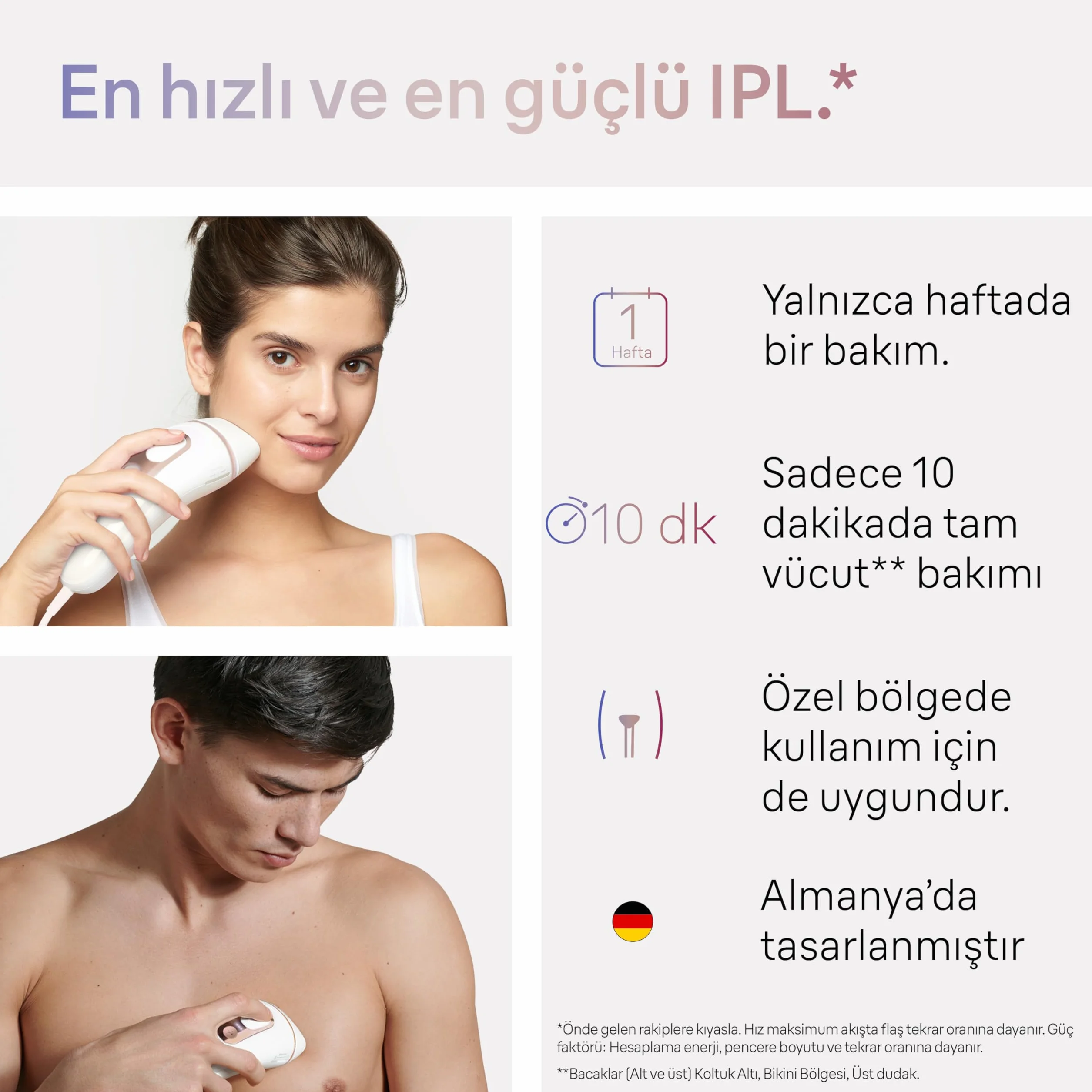 Braun Silk-Expert Pro IPL PL7253 Lichtimpulstechnologie Ros?gold - Wei?