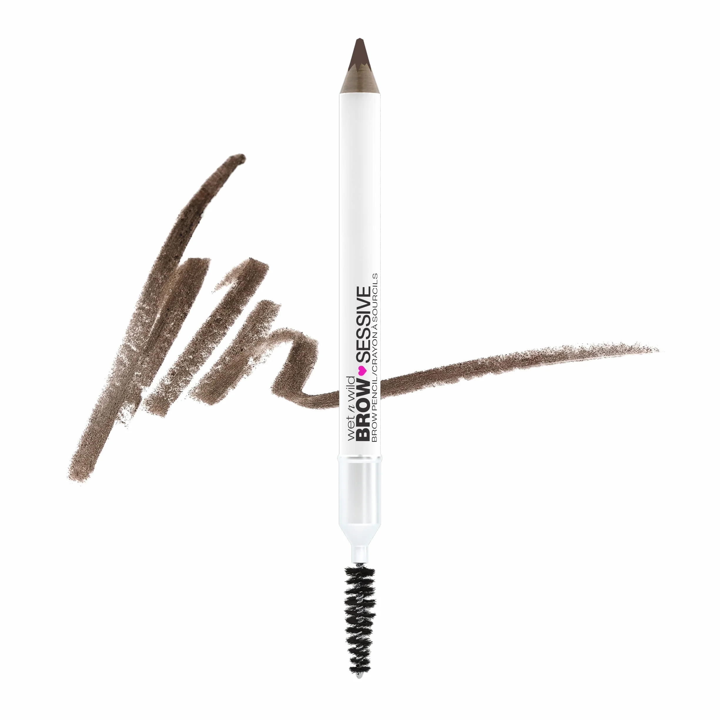 Wet n Wild, Kredka do Brwi Brow-Sessive, Kredka do Brwi z Dwoma Końcówkami i Szczoteczką do Cienkich i Grubych Brwi, Naturalny Wygląd, Możliwość Budowania Koloru, Odcień Medium Brown