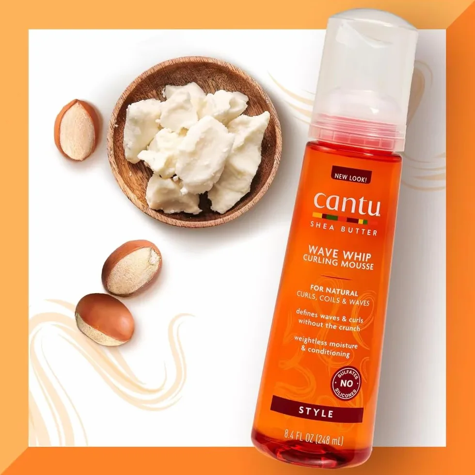 Cantu Shea Butter Wave Whip Curling Mousse for Natural Hair 248 ml