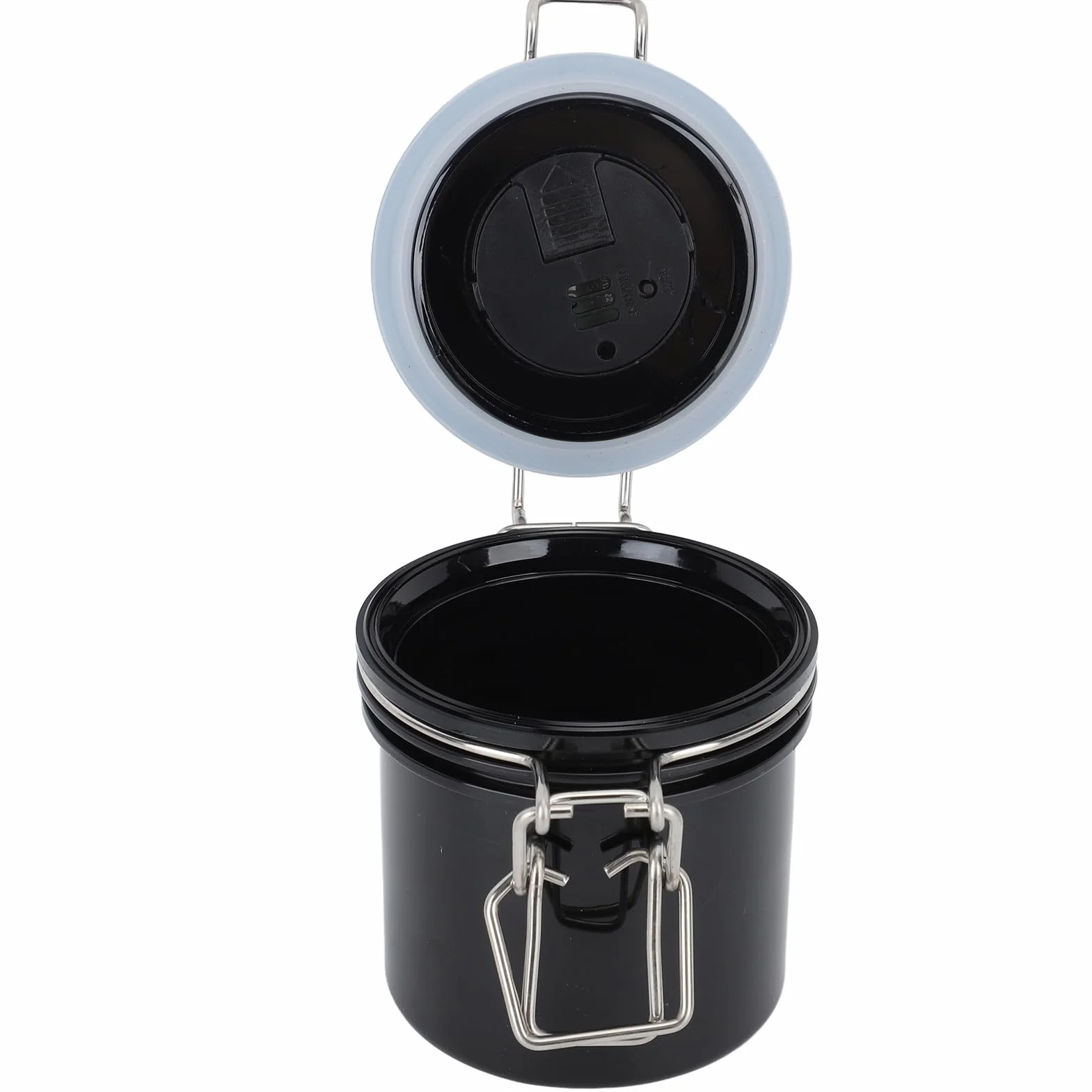 Pojemnik na Klej do Rzęs 250 Ml Szczelny z Termometrem i Higrometrem BLACK