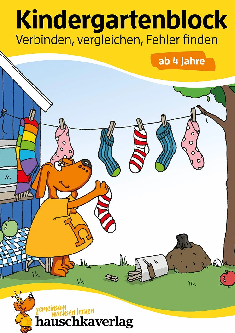 Ubungsmaterial fur kindergarten und vorschule - t622 - kindergartenblock - verbinden, vergleichen, f: A5-Block: 622