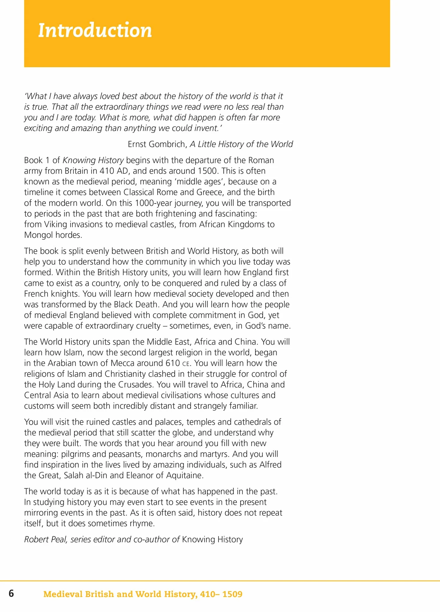 Medieval British and World History 410-1509