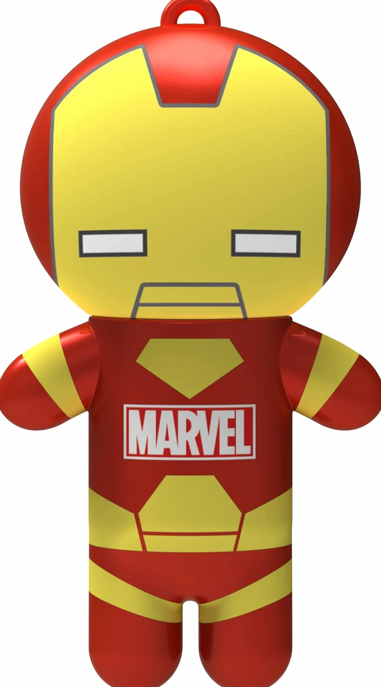 Lip Smacker Marvel Collection, Balsam do ust Iron Man dla dzieci, Balsam do ust o smaku z breloczkiem, Nawilżający i odświeżający, Jedno opakowanie blisterowe