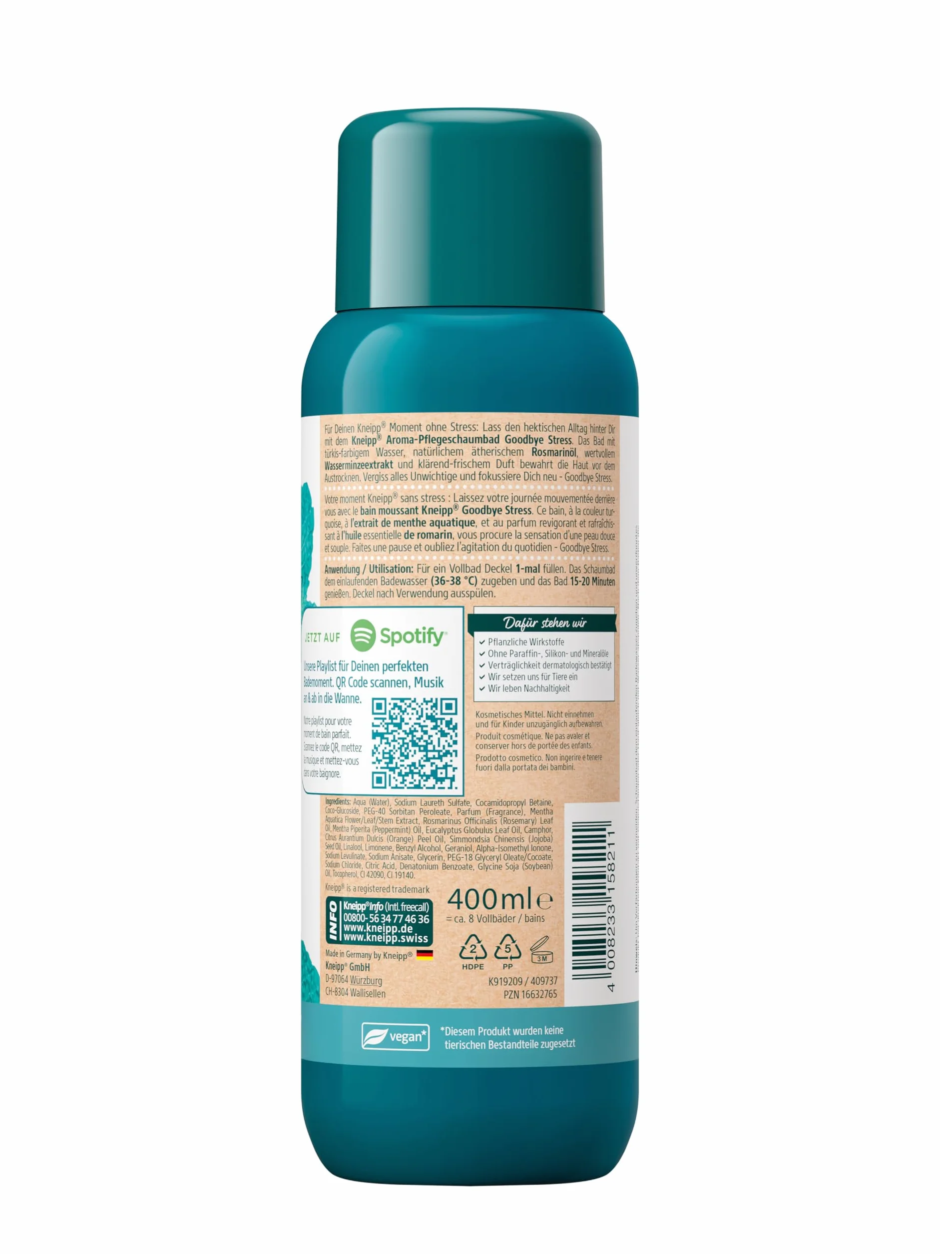 Kneipp Aroma Hautzarte Verführung Płyn do Kąpieli 400 ml