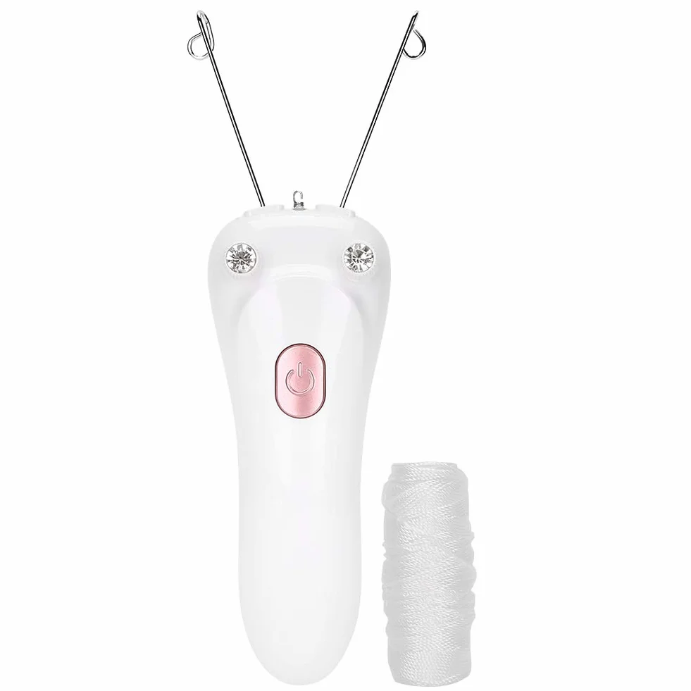 Elektryczny Depilator Nici, Depilator, ładowanie USB, Depilator Nici Bawełnianych (Różowy)