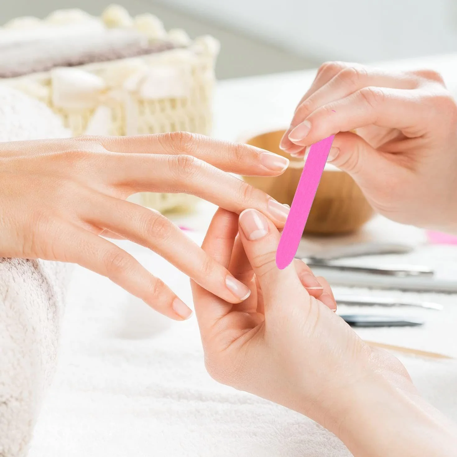 16 separatorów palców w kształcie kwiatu i 10 pilników do paznokci, urocze silikonowe separatory do palców, narzędzia do manicure, narzędzia do manicure, akcesoria do manicure