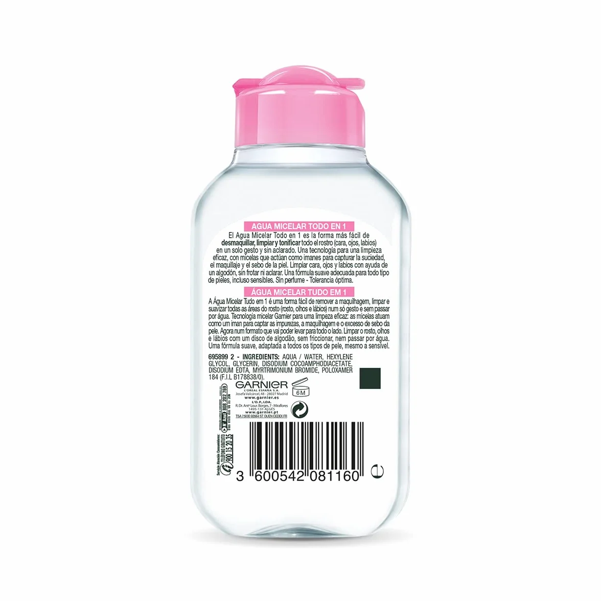 GARNIER kosmetyk do pielęgnacji skóry, Agua Micelar 100Ml, 100 ml