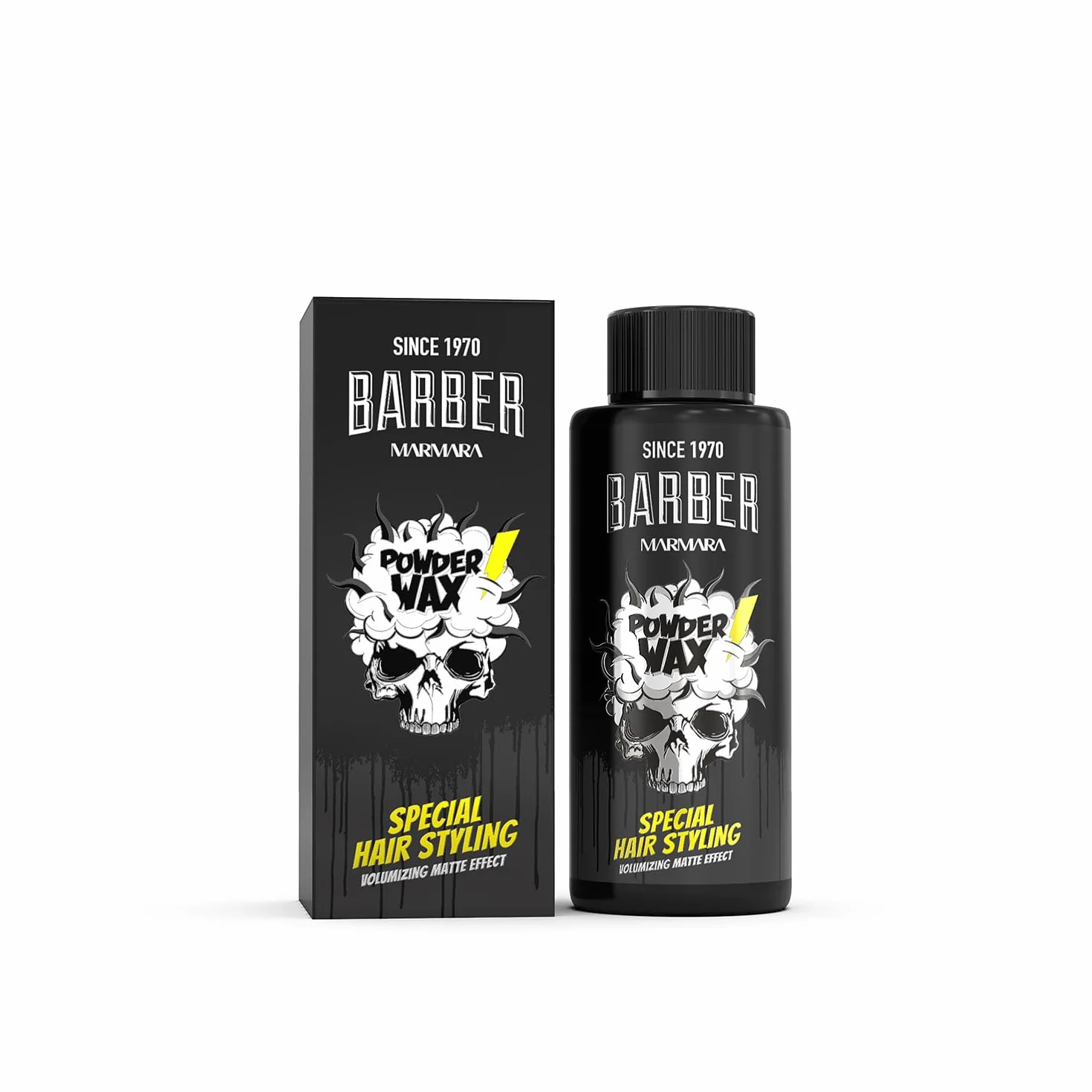 Barber Marmara Proszek Wosk do Stylizacji Włosów, Puder Wolumizujący dla Mężczyzn, Matowe Wykończenie, Lekki, Bez Tłustości, 20g