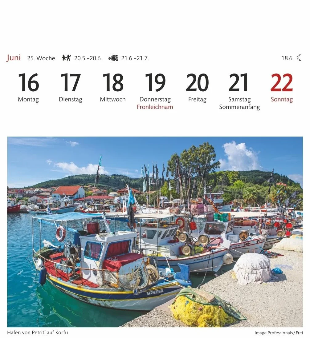 Griechische Inseln Sehnsuchtskalender 2025 - Wochenkalender mit 53 Postkarten: Reise-Kalender mit 53 hochwertigen Postkarten der schönsten Plätze Griechenlands. Postkartenkalender 2025. 16 x 17,5 cm