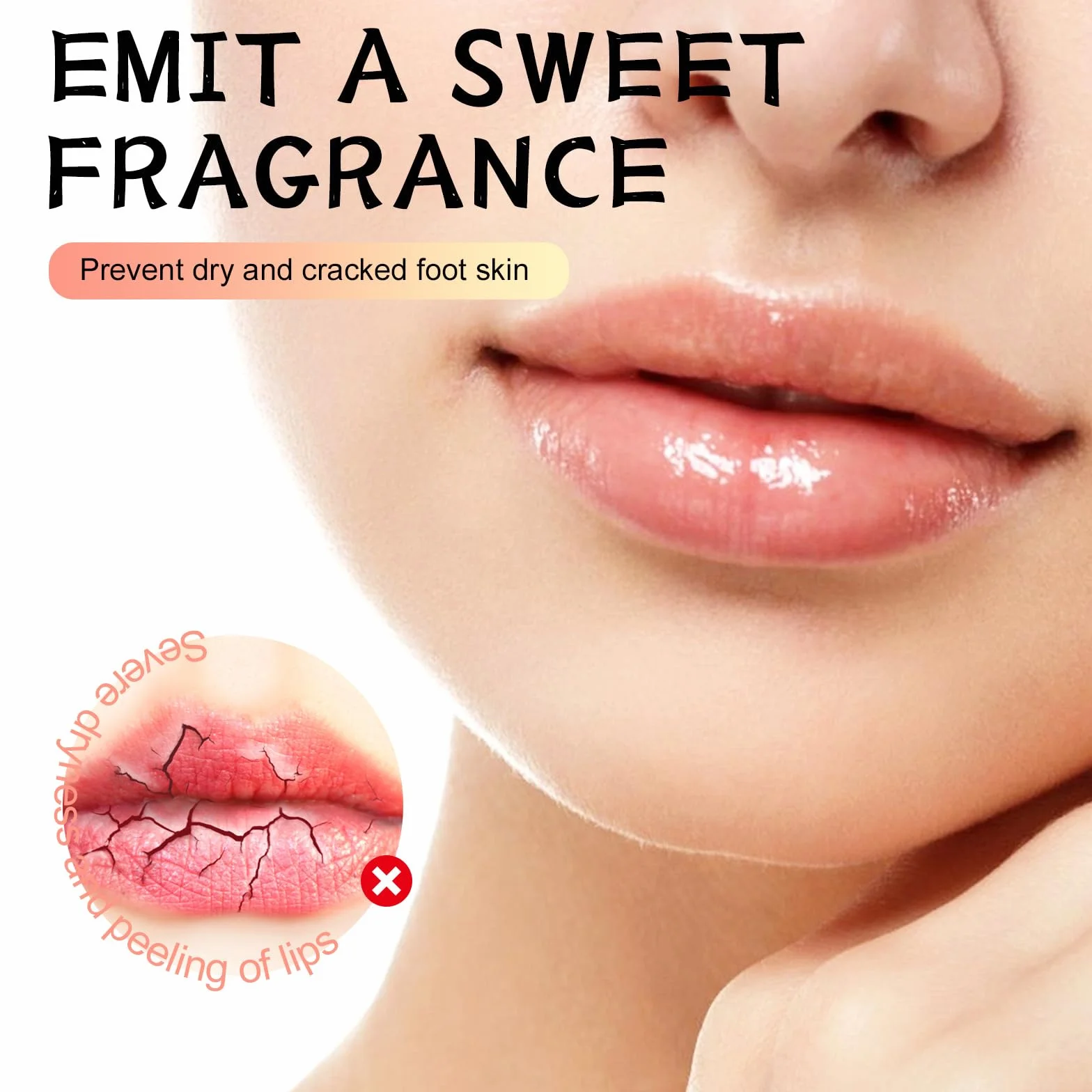 Peeling do ust z miodem, 2 sztuki, pielęgnujący, usuwanie skórek