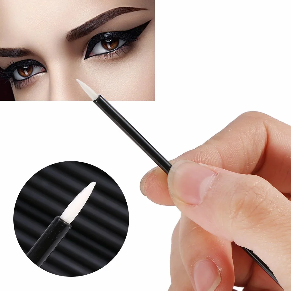 Bezsmakowy nietoksyczny elastyczny pędzel do eyelinera, bezpieczne narzędzie do makijażu, dla artystów makijażu, którzy chcą zachować swój produkt do eyeliner w czystości