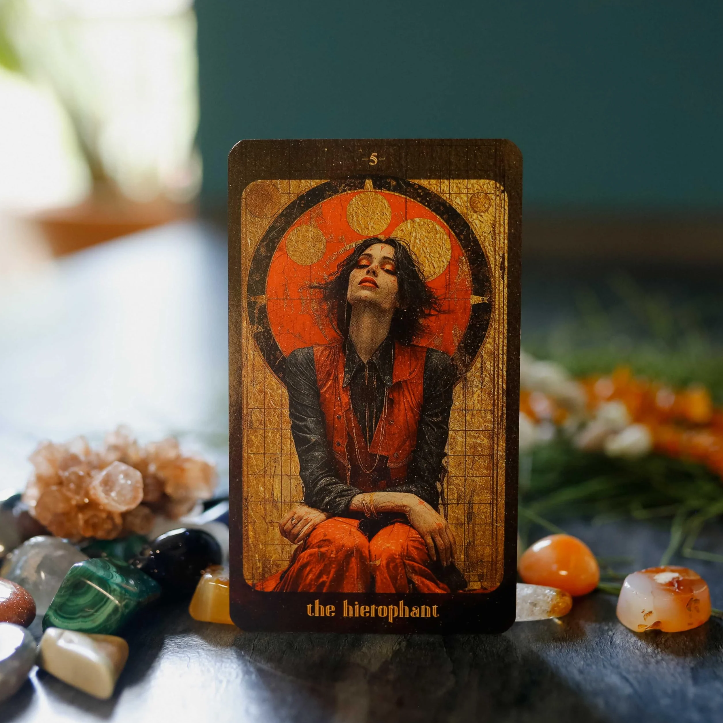 Amber Moon Tarot - 78 tarot cards and 80-page booklet (English)