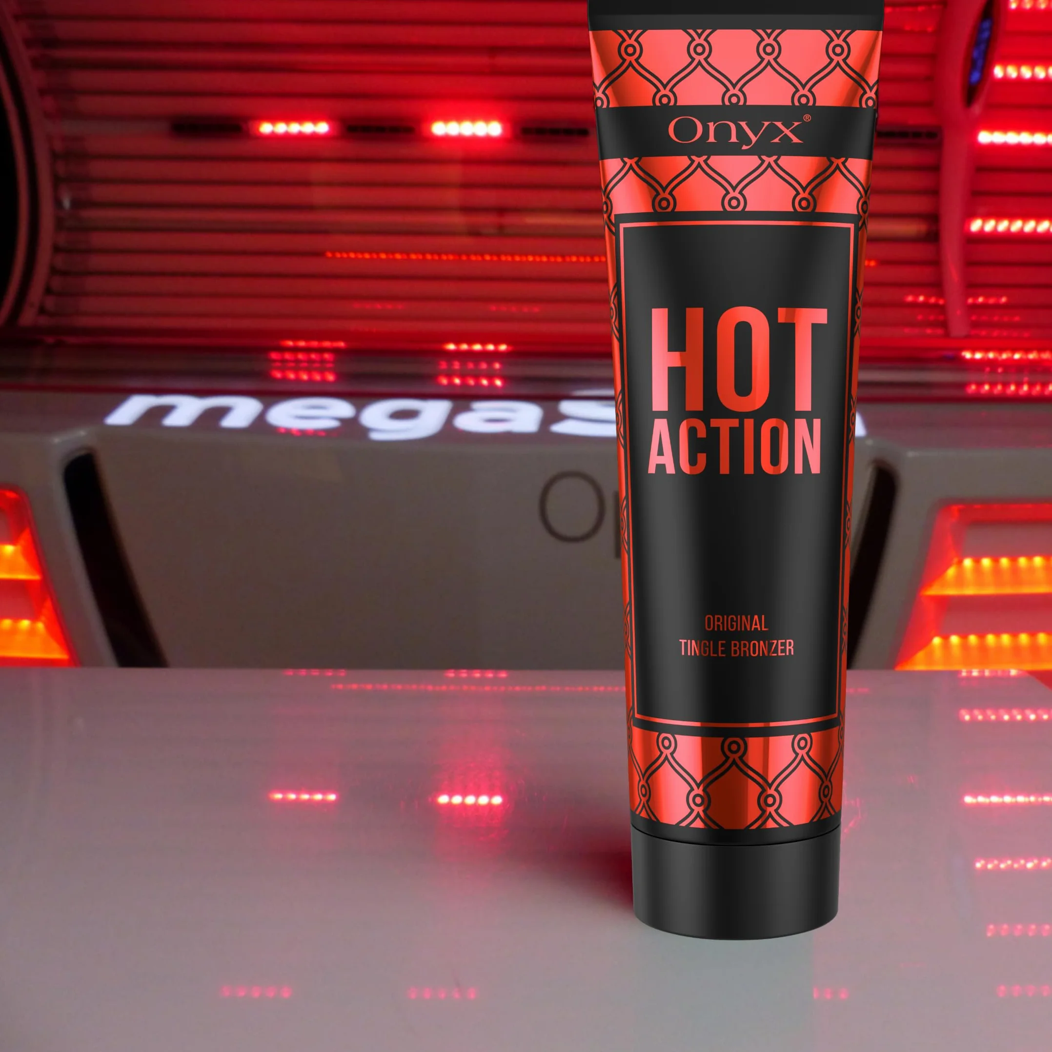 Onyx Hot Action - Zaawansowany Bronzer Rozgrzewający z Efektem Tingle Natychmiastowe Działanie Idealny do Trudno Opalających się Części Ciała