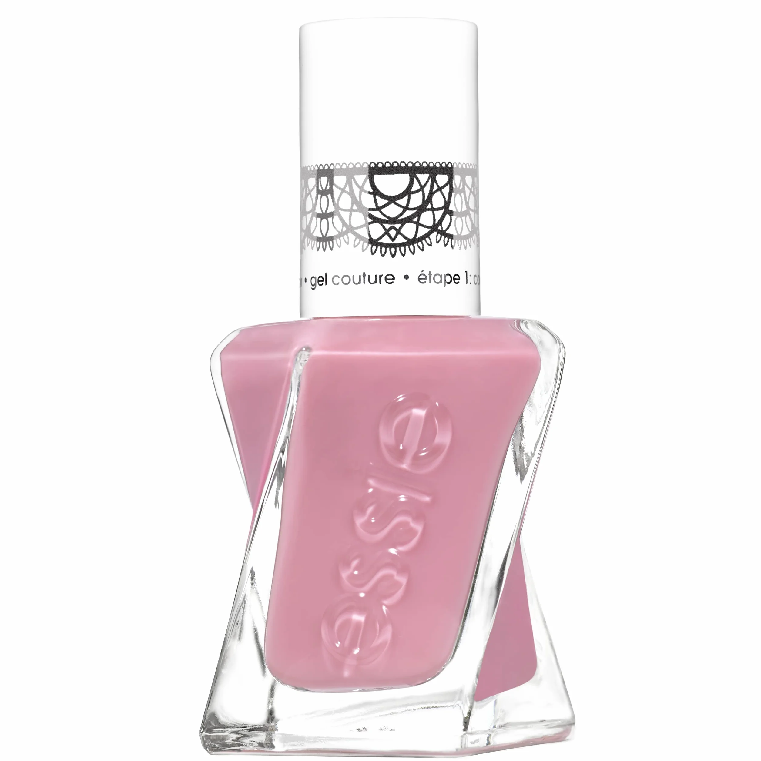 Maybelline essie Gel Couture Długotrwały wysoki połysk nie wymaga lampy UV, lakier do paznokci fioletowo-fioletowy, odcień 506 gorsetu, 13,5 ml