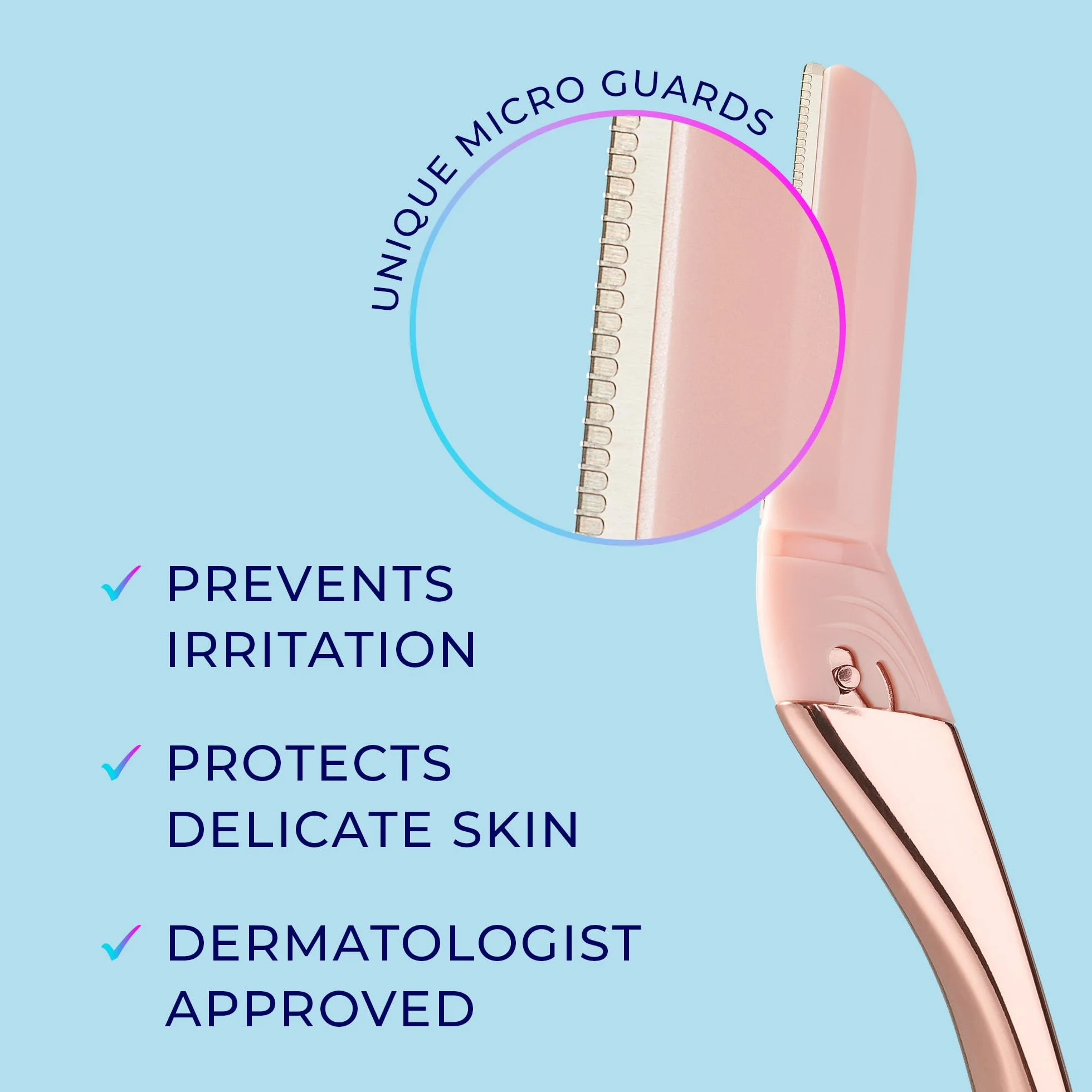 Schick Hydro Silk Dermaplaning Wand, narzędzie do dermaplanowania twarzy z 6 ostrzami